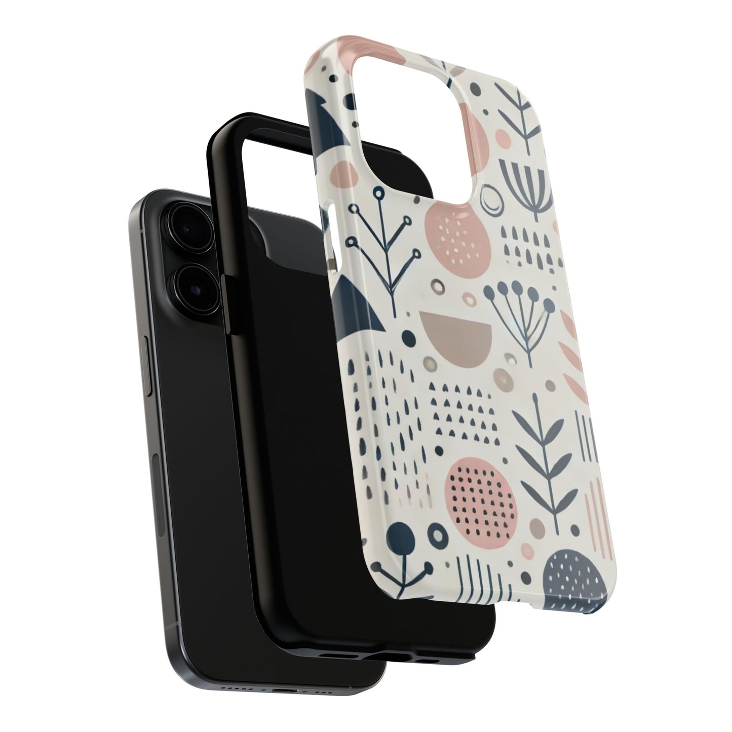 🎨 Minimal Geometric Pattern Phone Case | Stylish & Durable iPhone Cover 📱