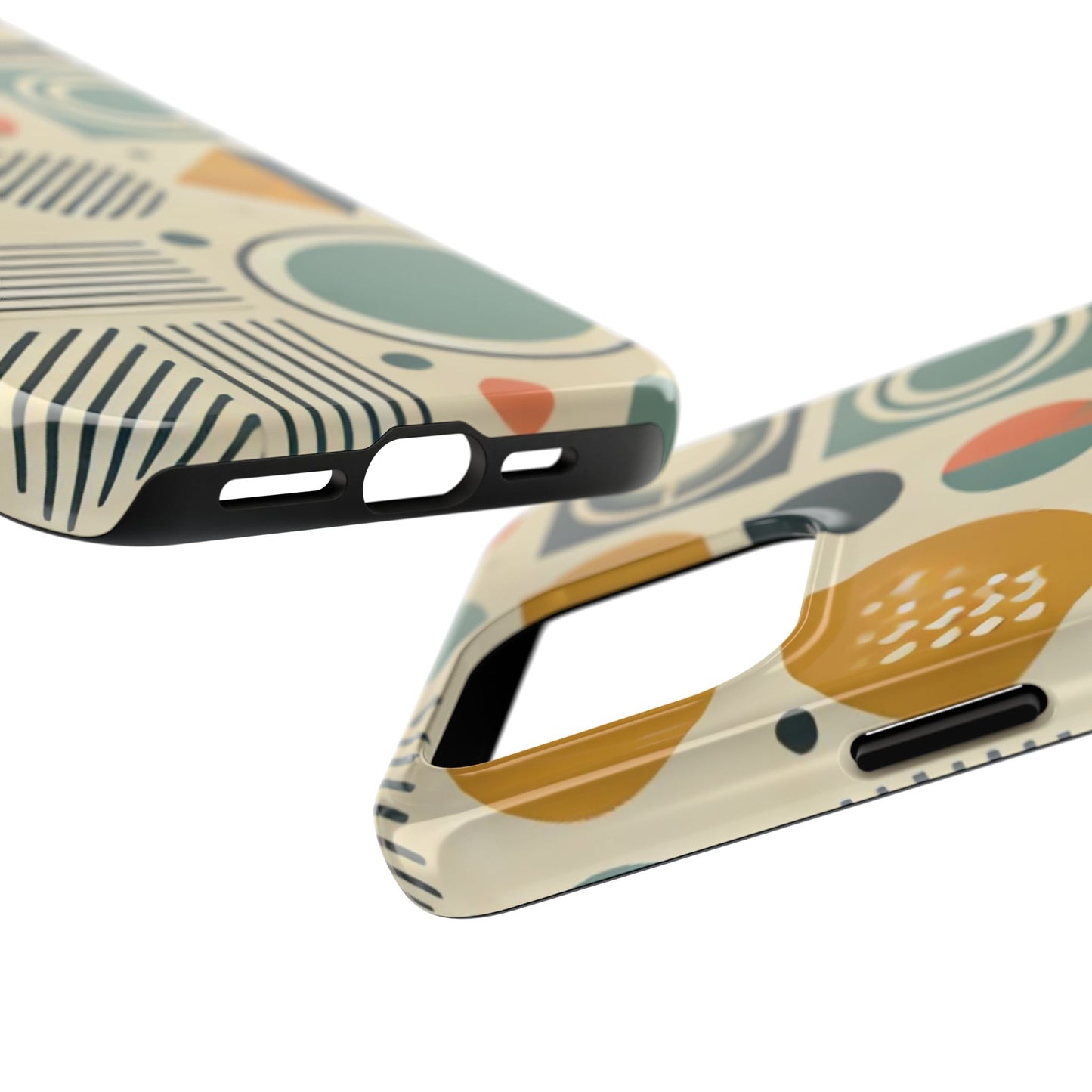 🔵 Geometric Pattern Phone Case | Stylish & Durable iPhone Cover 📱