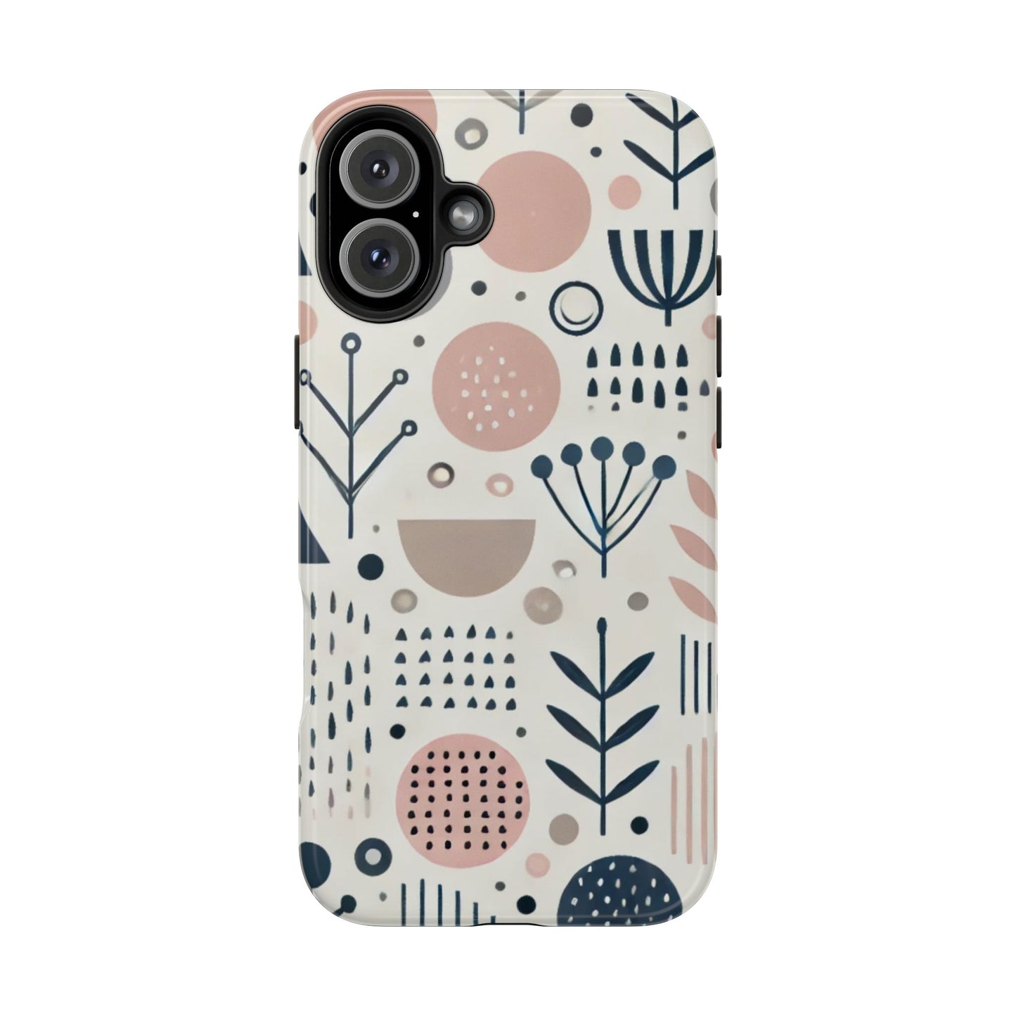 🎨 Minimal Geometric Pattern Phone Case | Stylish & Durable iPhone Cover 📱