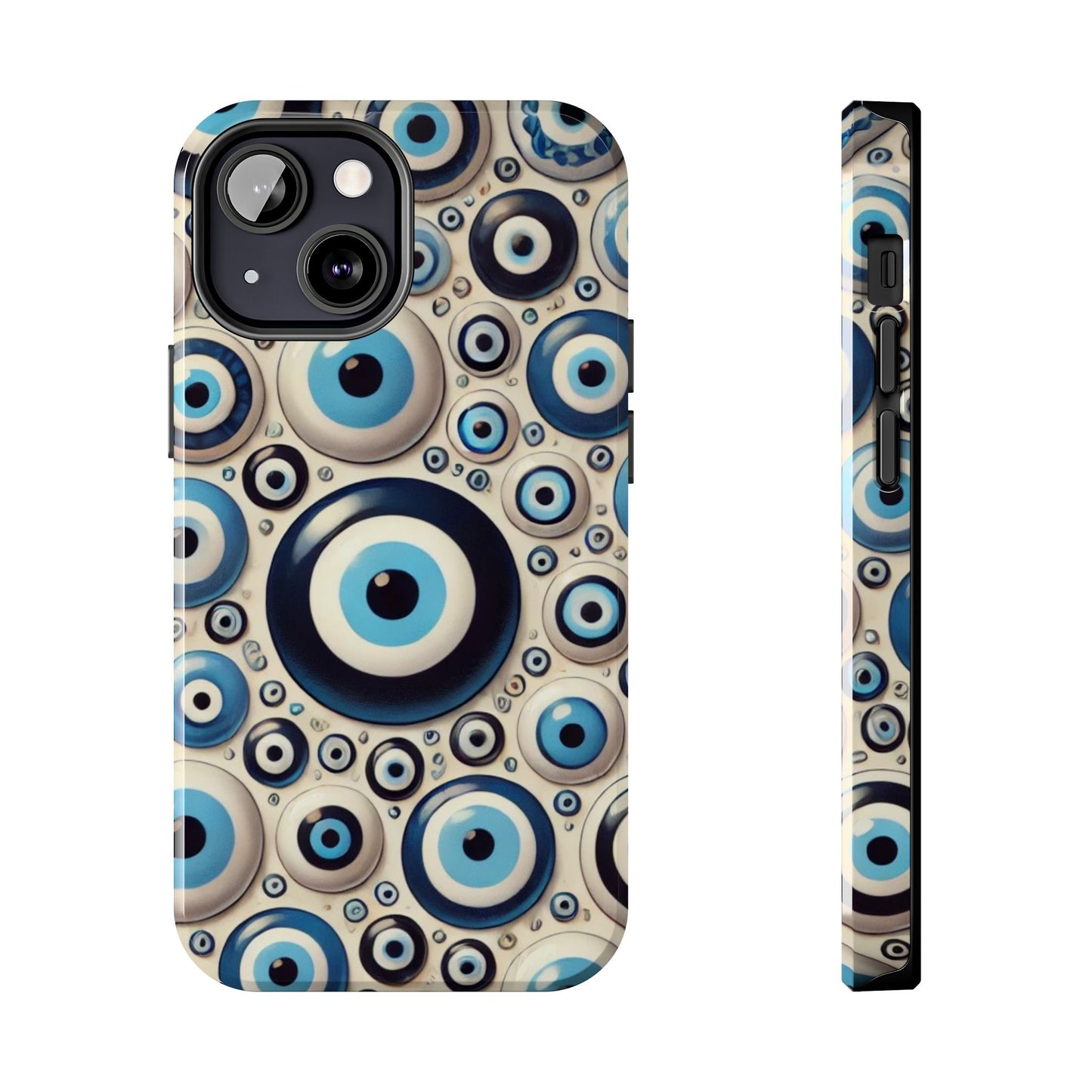 Evil Eye iPhone Case 🧿 | Protective and Stylish Design, Shockproof for iPhone 16 to 12 Pro Max 📱