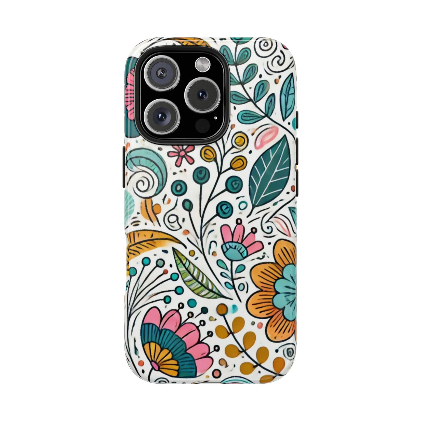 🌸 Vibrant Floral Phone Case | Tough & Stylish Cover for iPhone 📱