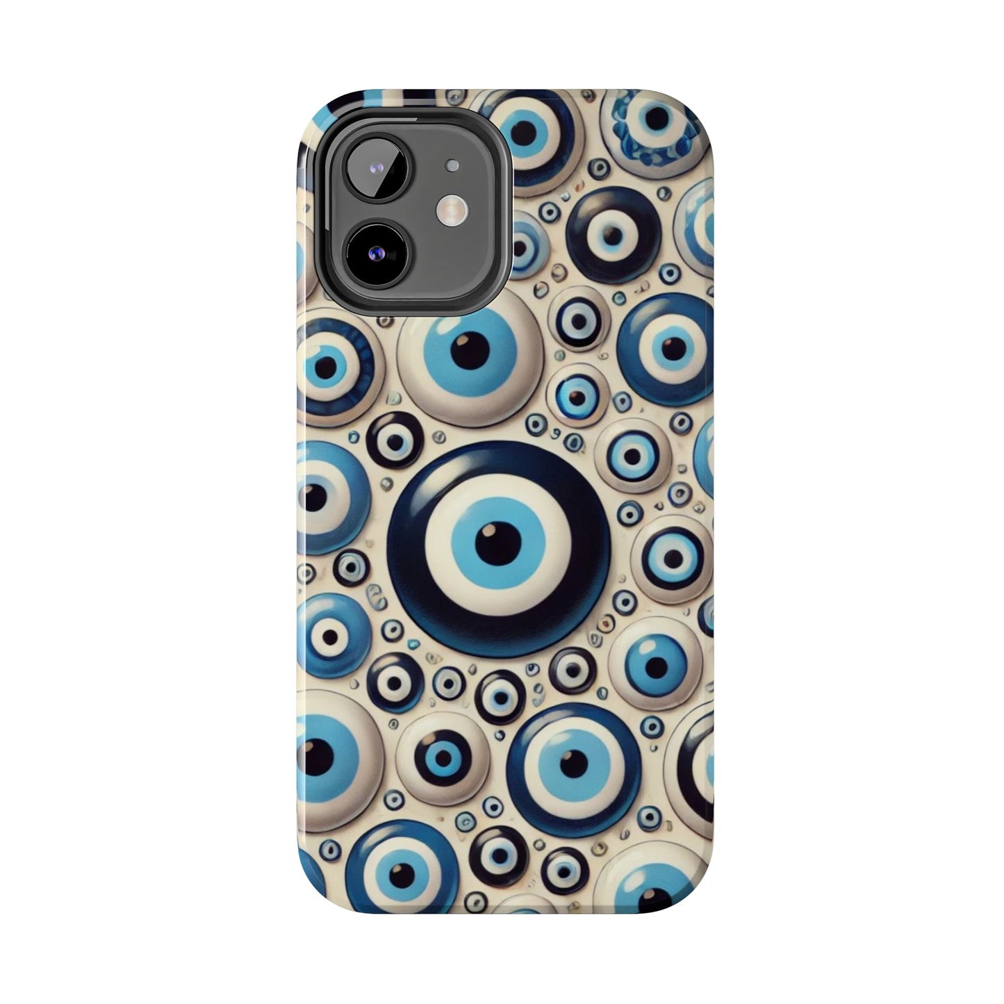 Evil Eye iPhone Case 🧿 | Protective and Stylish Design, Shockproof for iPhone 16 to 12 Pro Max 📱