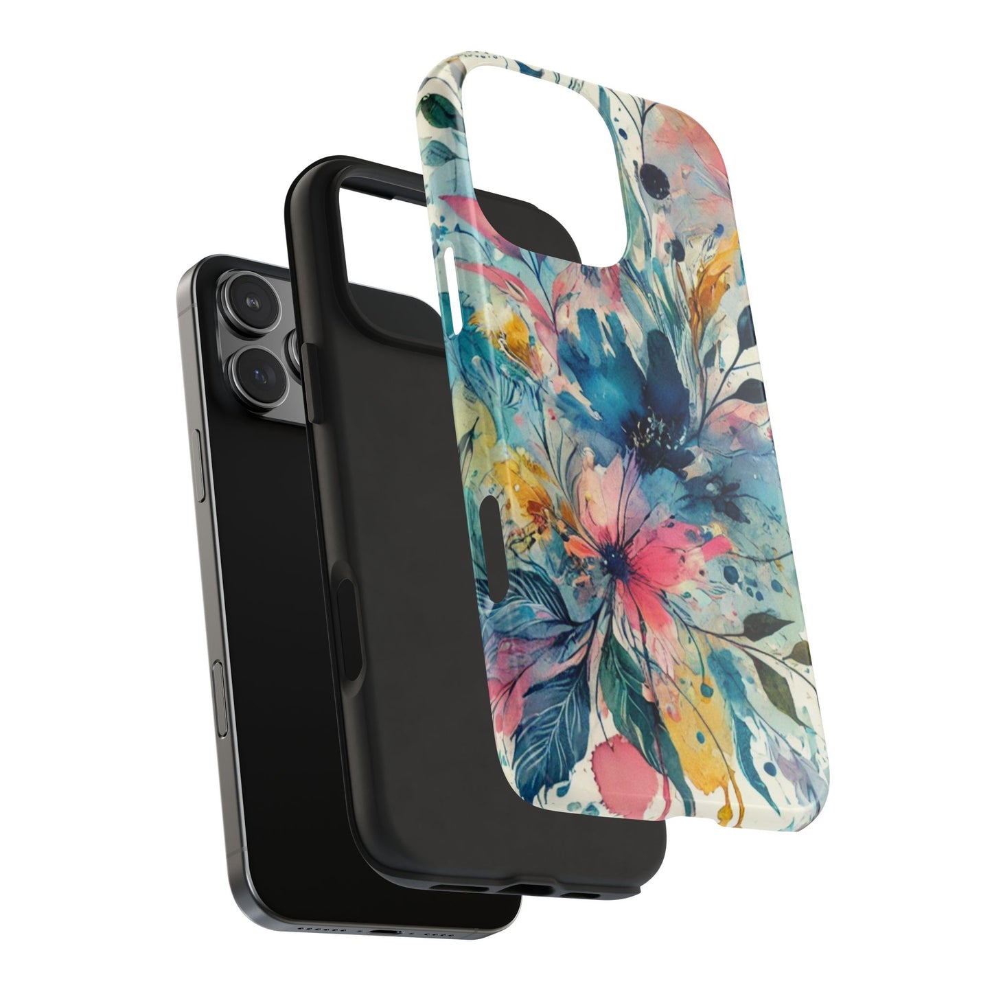 🎨 Watercolor Floral Phone Case | Tough & Stylish Cover for iPhone 📱