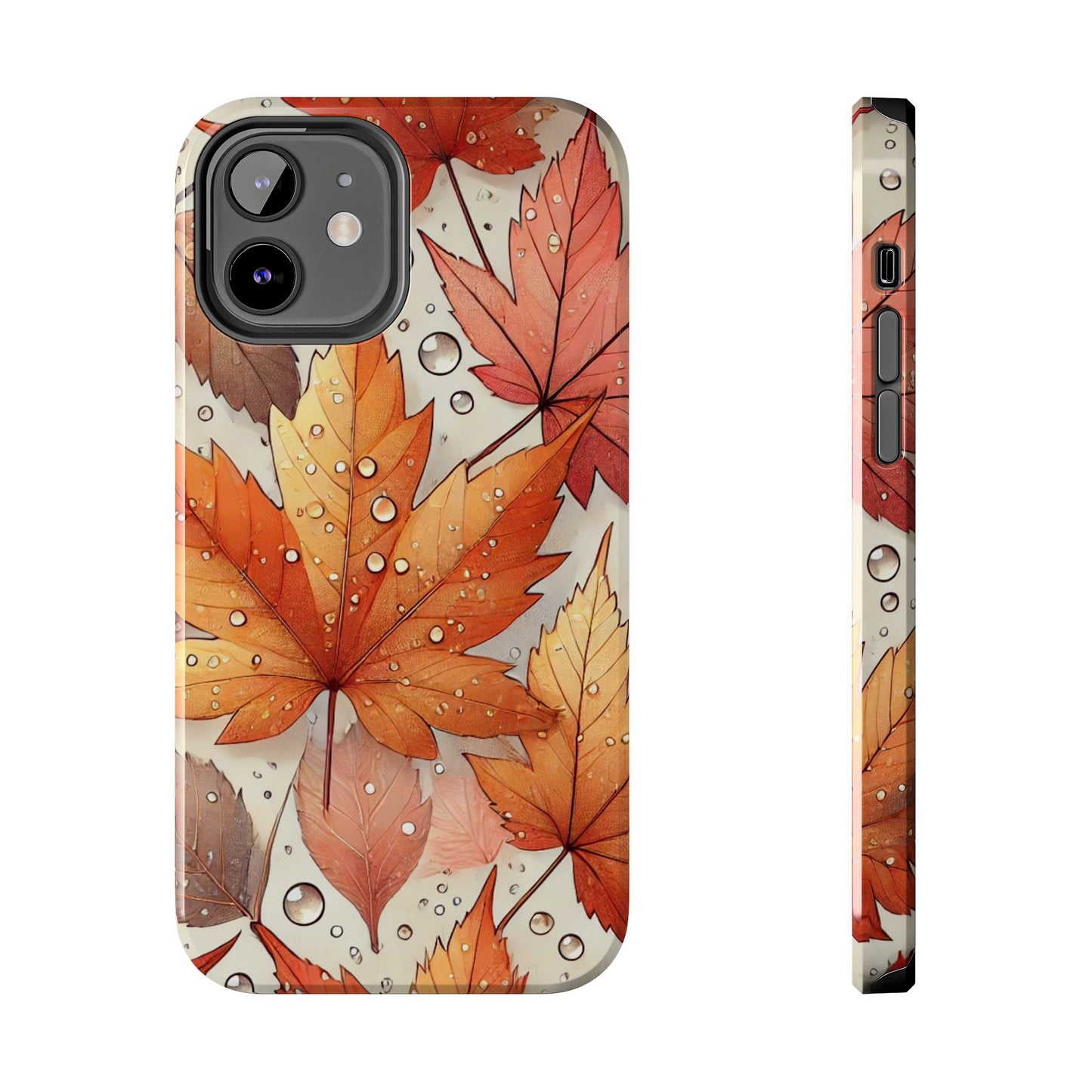 Autumn Leaves iPhone Case 🍁 | Fall-Inspired Design, Shockproof Protection for iPhone 16 to 12 Pro Max 📱