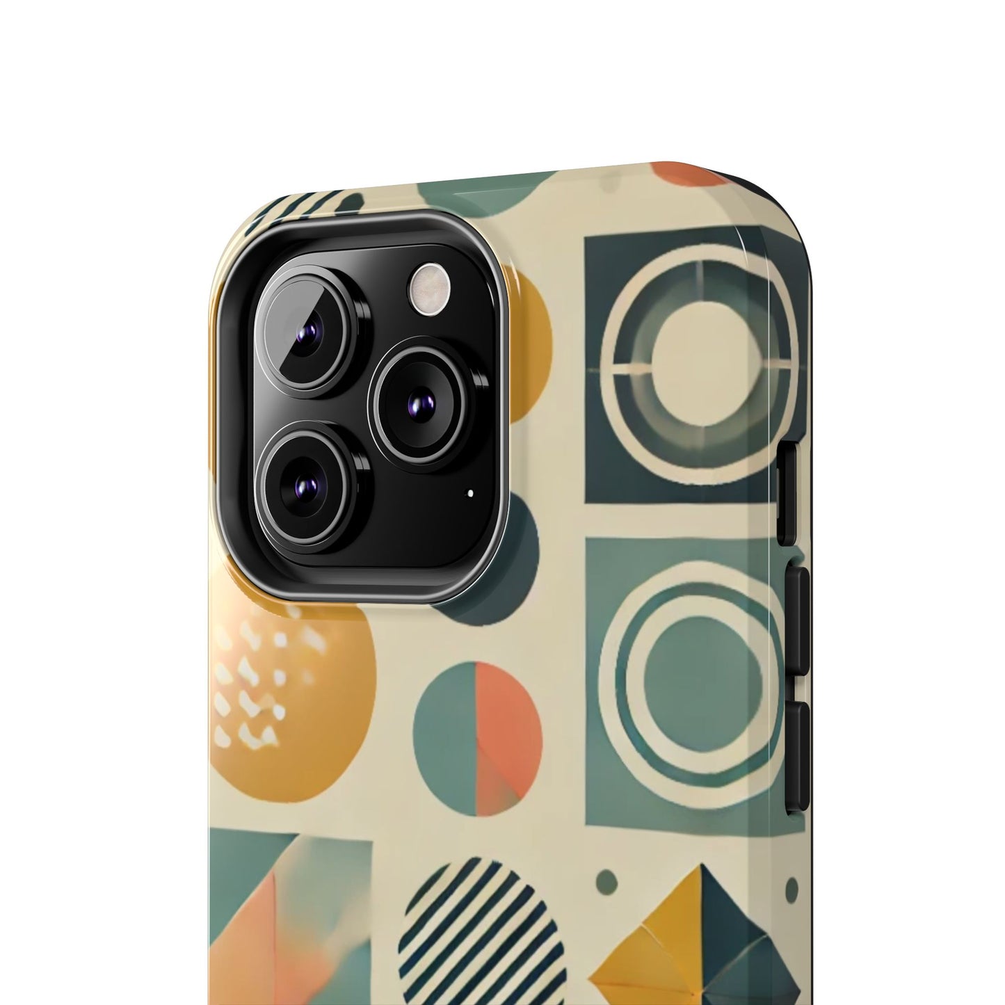 🔵 Geometric Pattern Phone Case | Stylish & Durable iPhone Cover 📱