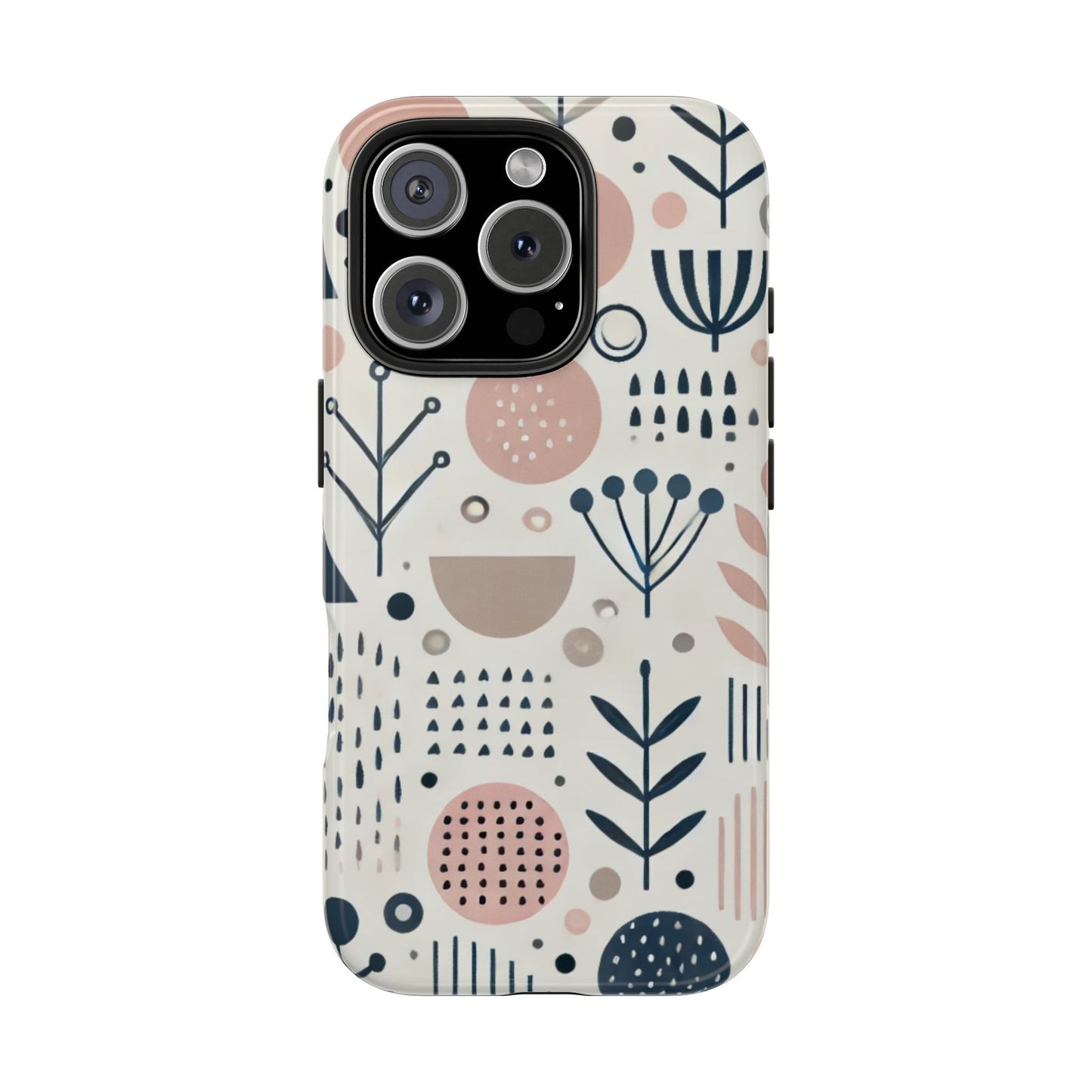 🎨 Minimal Geometric Pattern Phone Case | Stylish & Durable iPhone Cover 📱