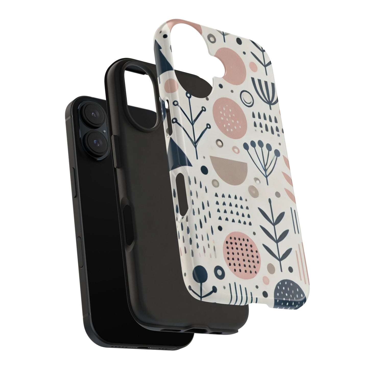 🎨 Minimal Geometric Pattern Phone Case | Stylish & Durable iPhone Cover 📱