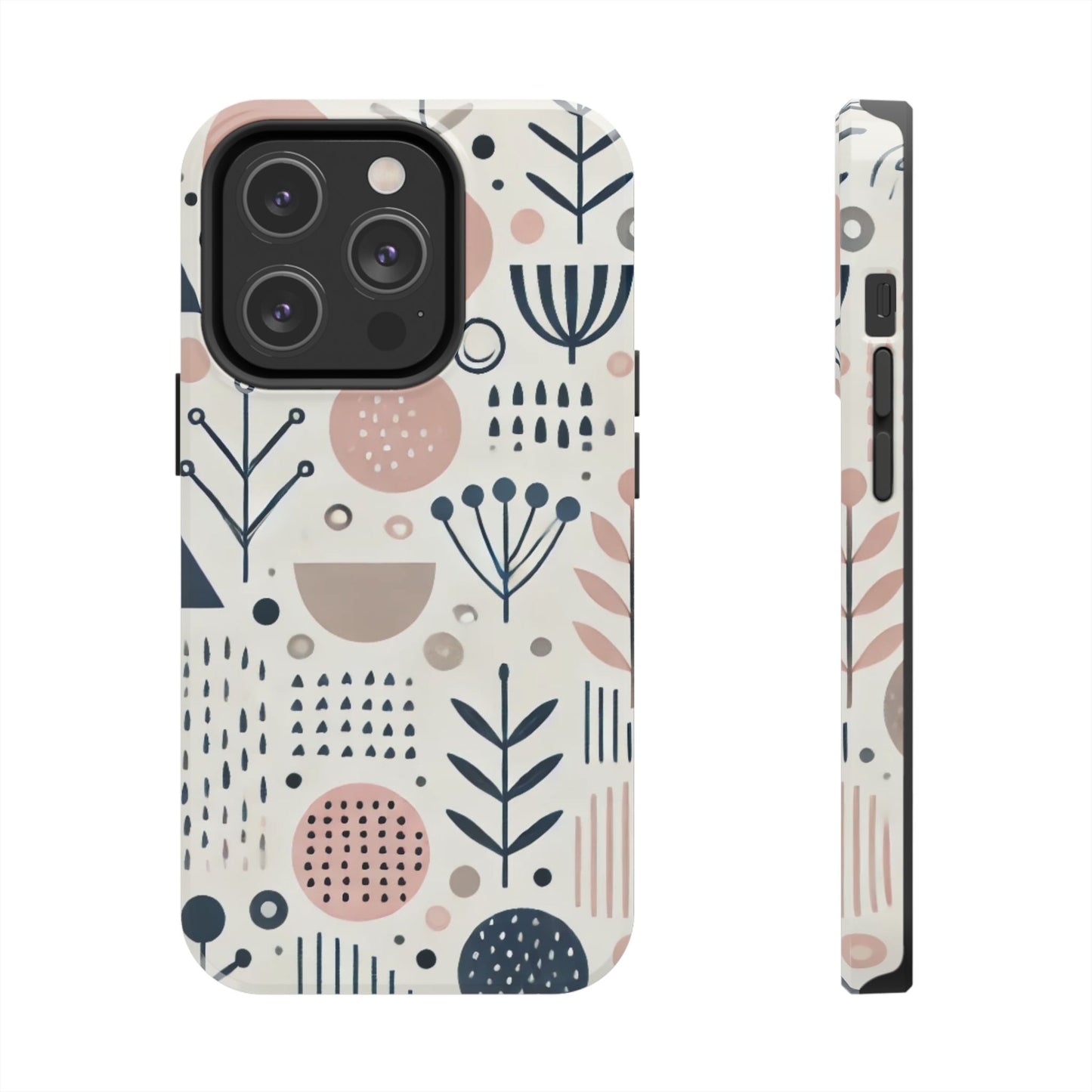 🎨 Minimal Geometric Pattern Phone Case | Stylish & Durable iPhone Cover 📱