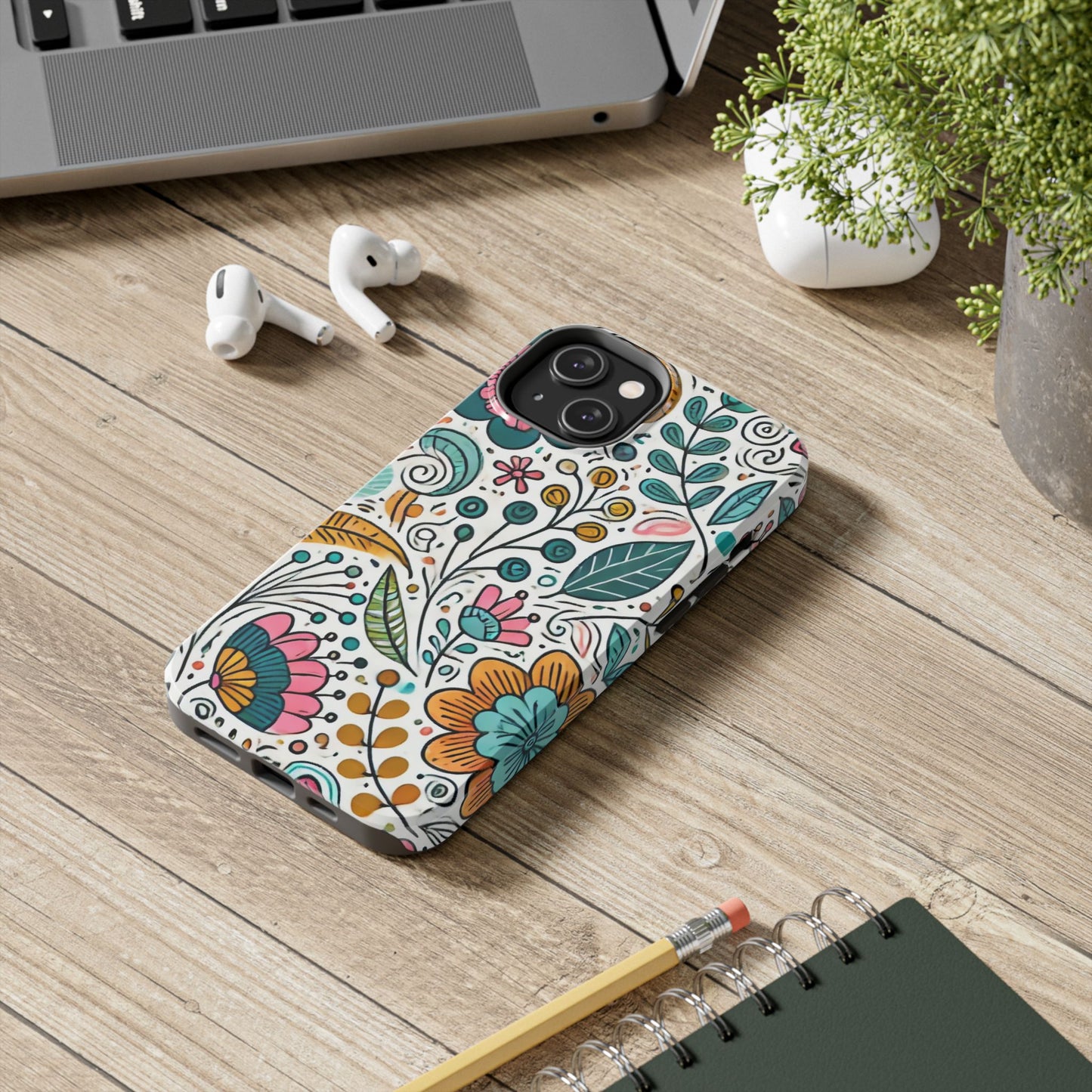 🌸 Vibrant Floral Phone Case | Tough & Stylish Cover for iPhone 📱