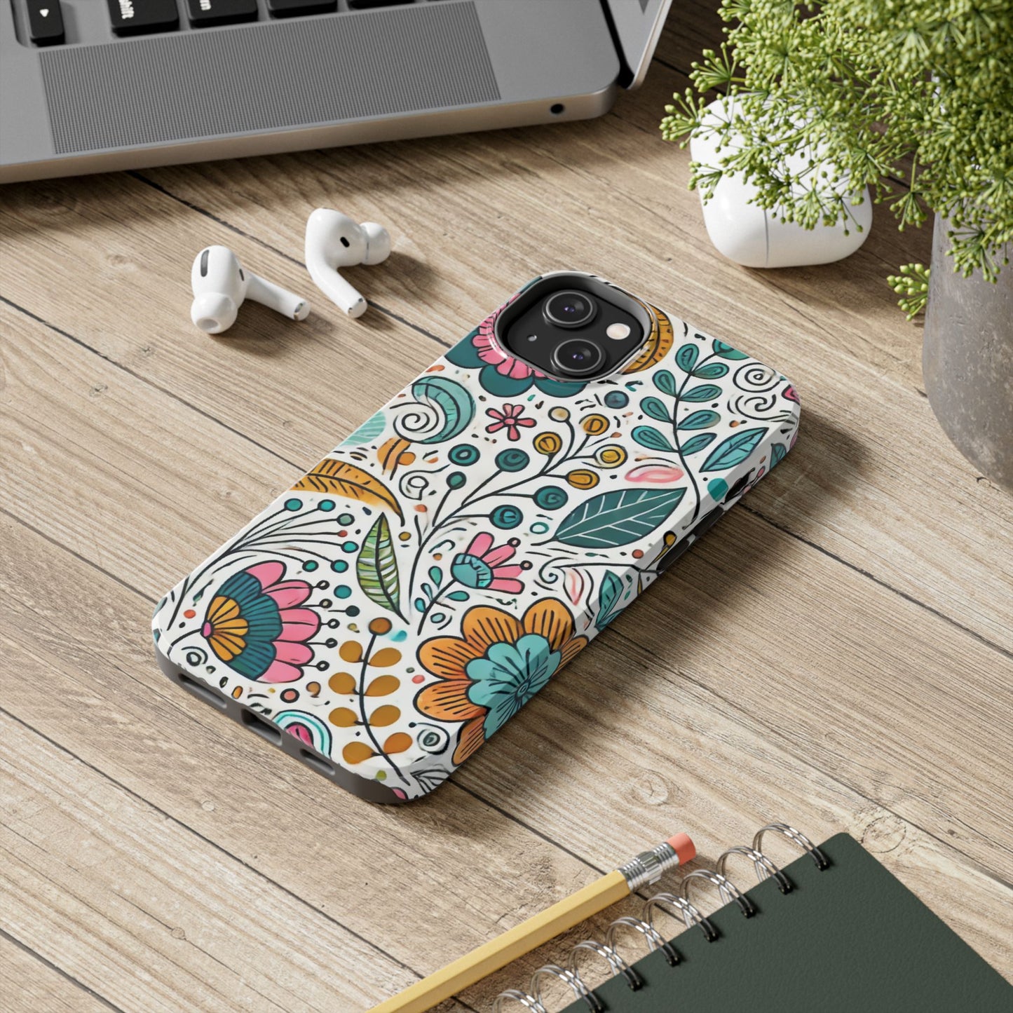 🌸 Vibrant Floral Phone Case | Tough & Stylish Cover for iPhone 📱