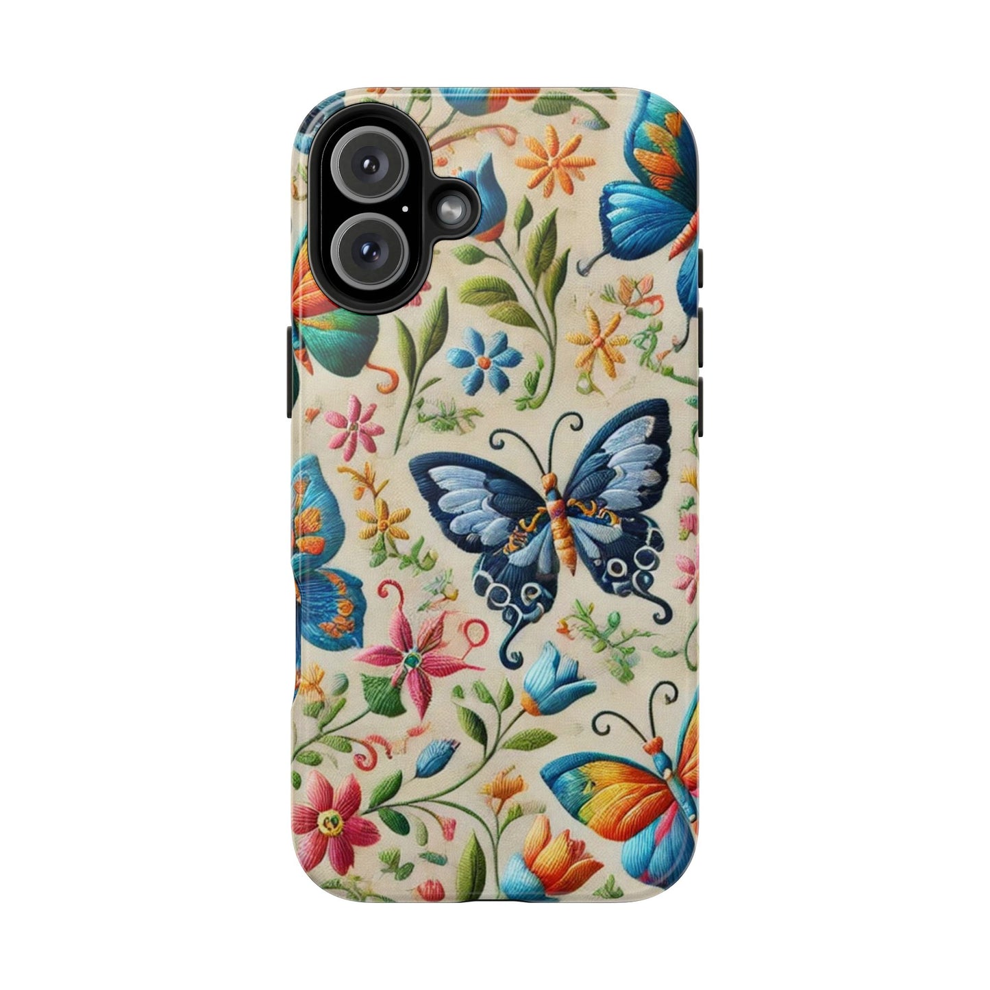 Embroidered Butterfly iPhone Case 🦋✨