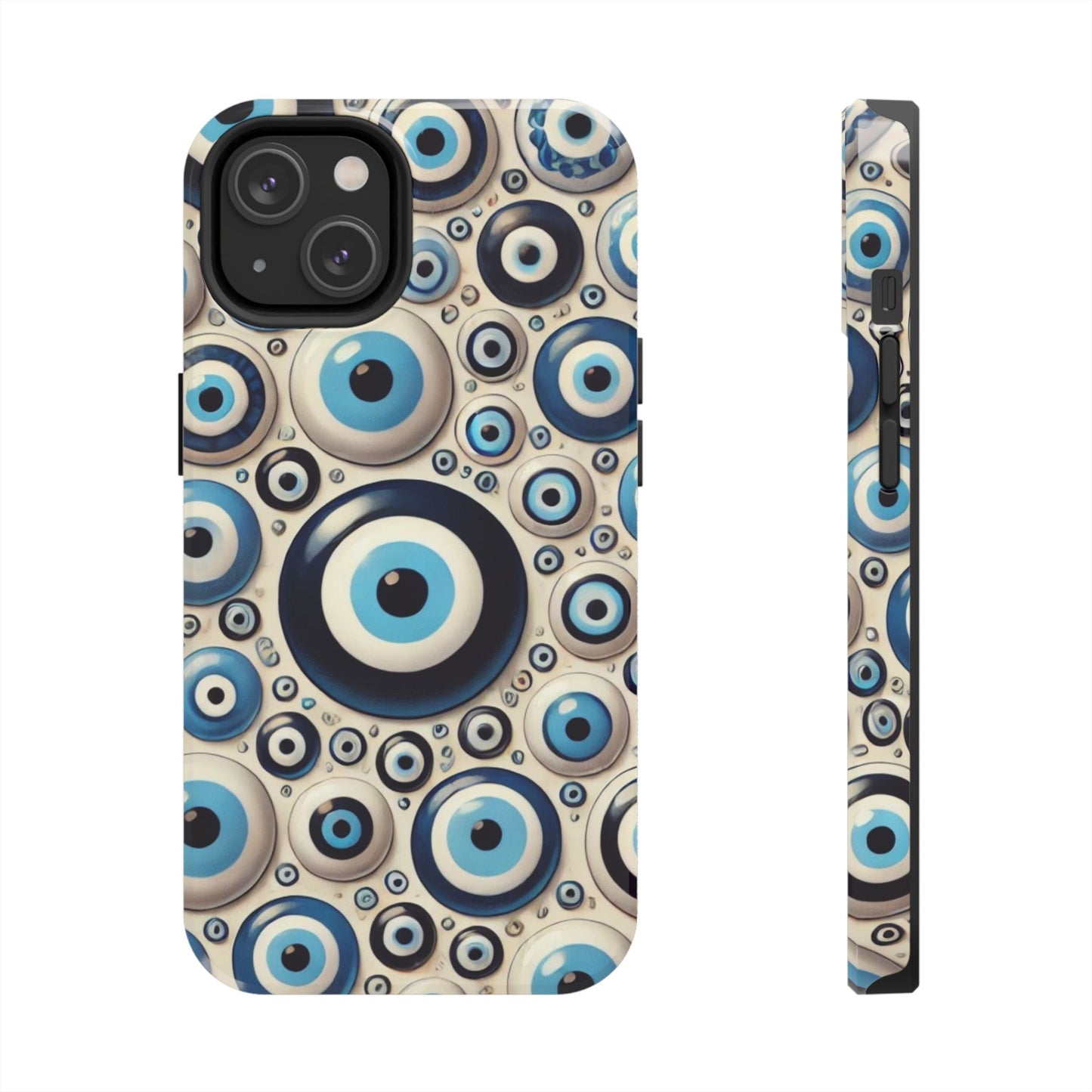 Evil Eye iPhone Case 🧿 | Protective and Stylish Design, Shockproof for iPhone 16 to 12 Pro Max 📱