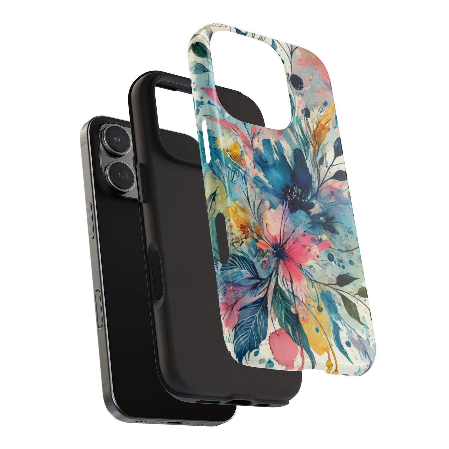 🎨 Watercolor Floral Phone Case | Tough & Stylish Cover for iPhone 📱