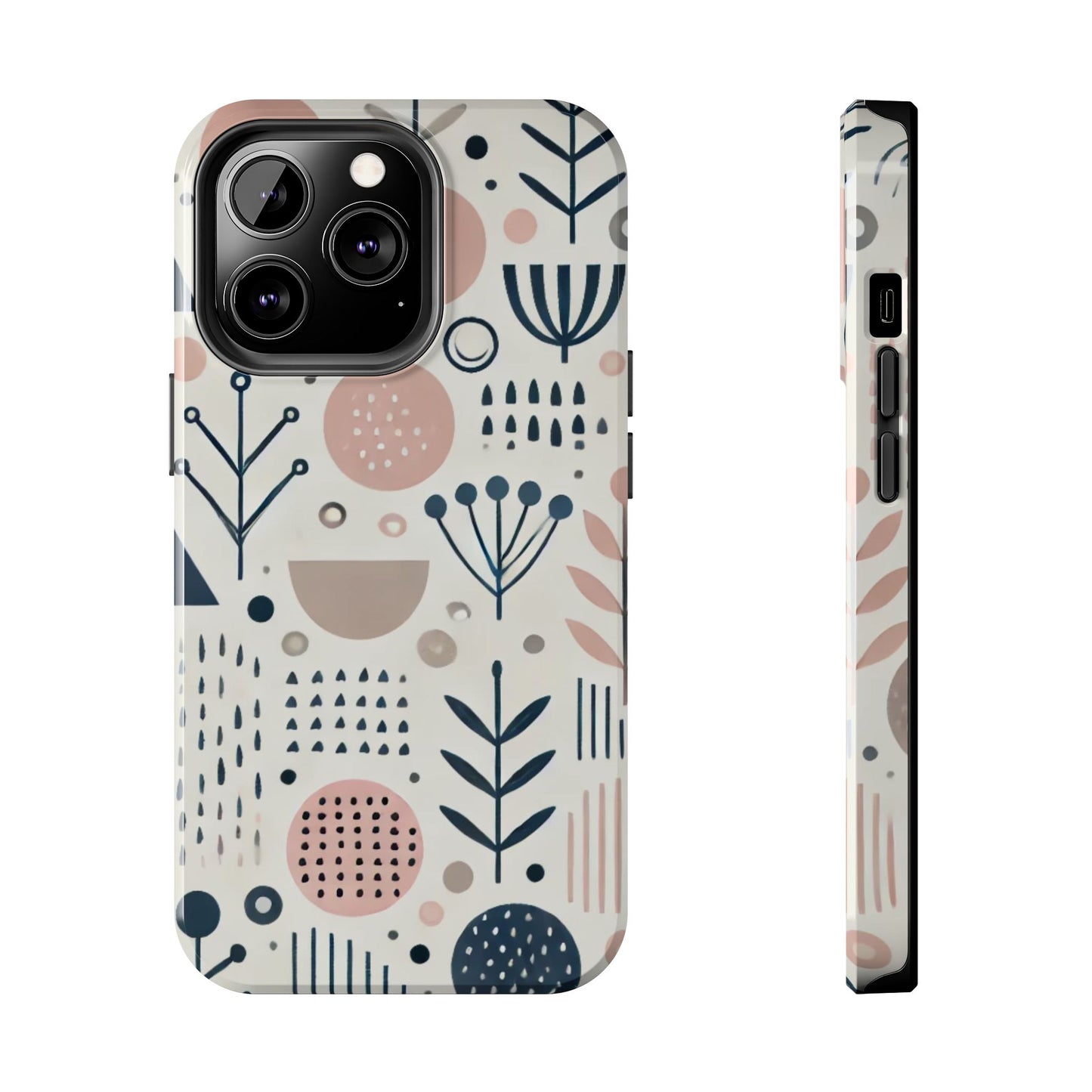 🎨 Minimal Geometric Pattern Phone Case | Stylish & Durable iPhone Cover 📱