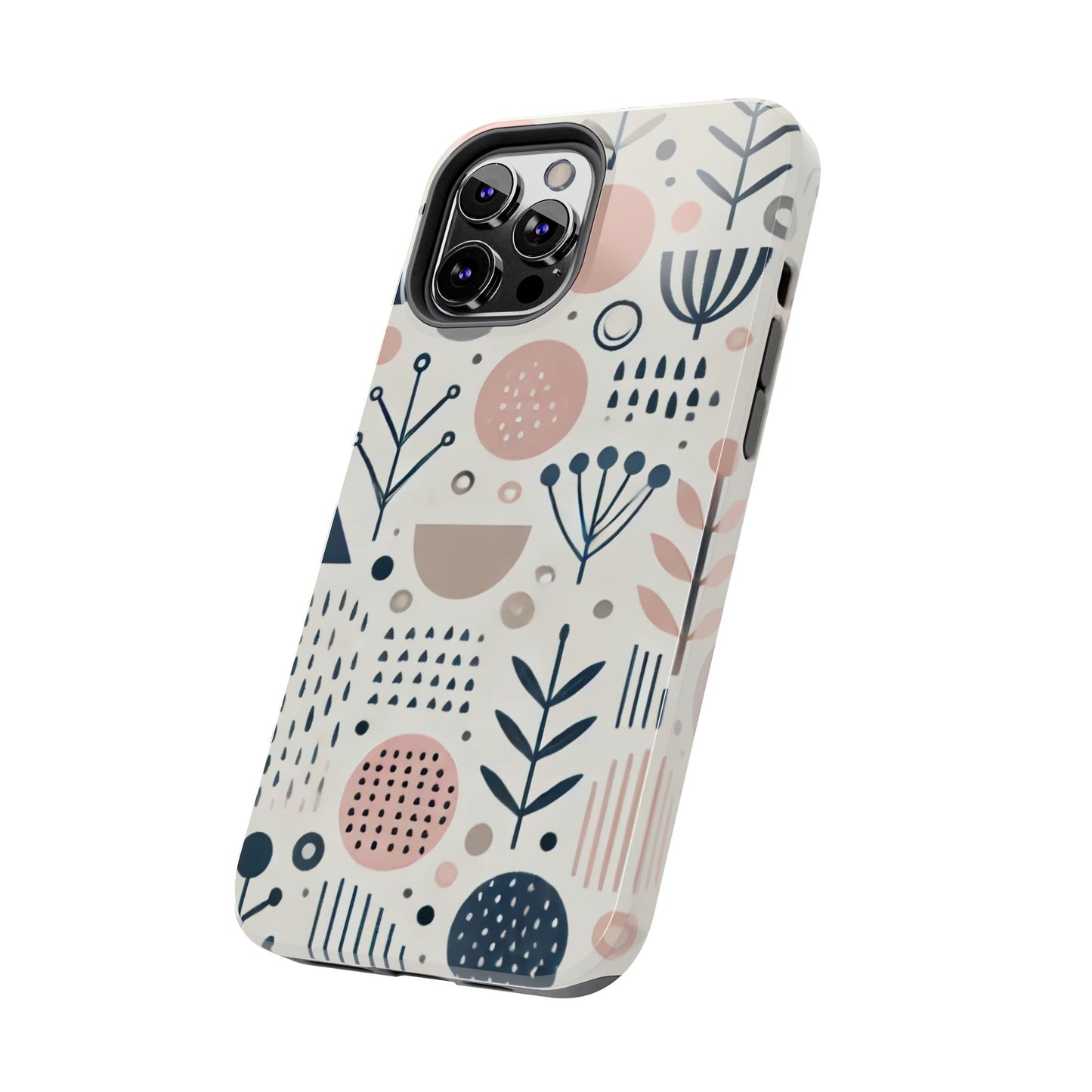 🎨 Minimal Geometric Pattern Phone Case | Stylish & Durable iPhone Cover 📱