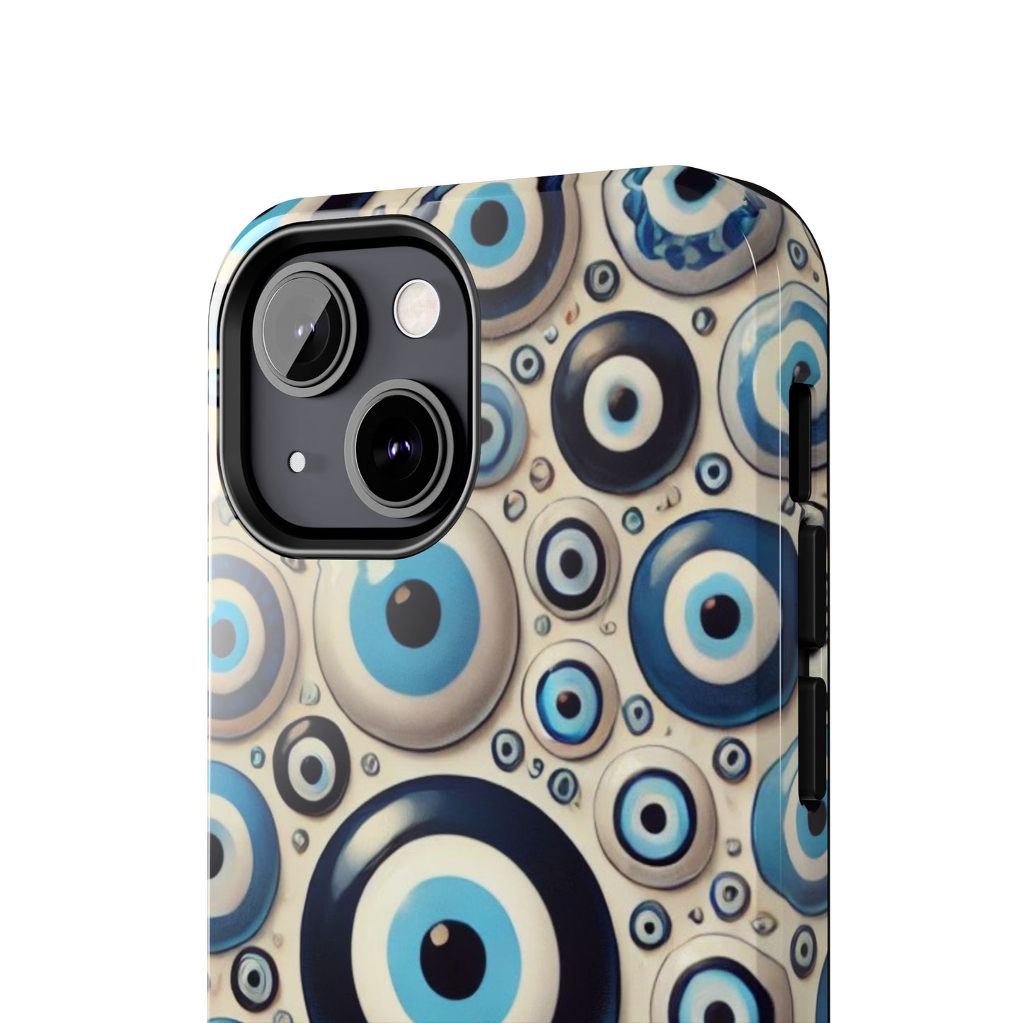 Evil Eye iPhone Case 🧿 | Protective and Stylish Design, Shockproof for iPhone 16 to 12 Pro Max 📱