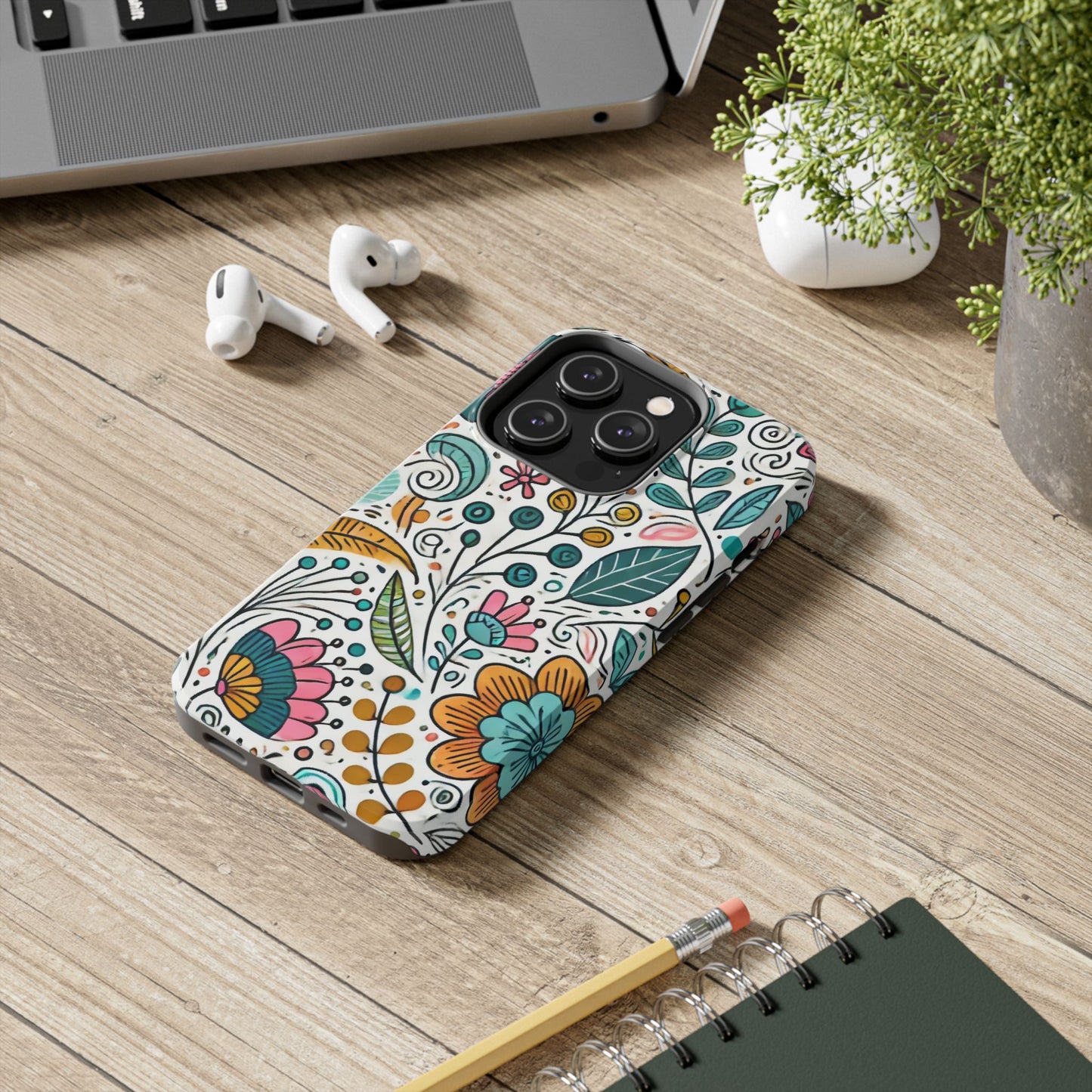 🌸 Vibrant Floral Phone Case | Tough & Stylish Cover for iPhone 📱