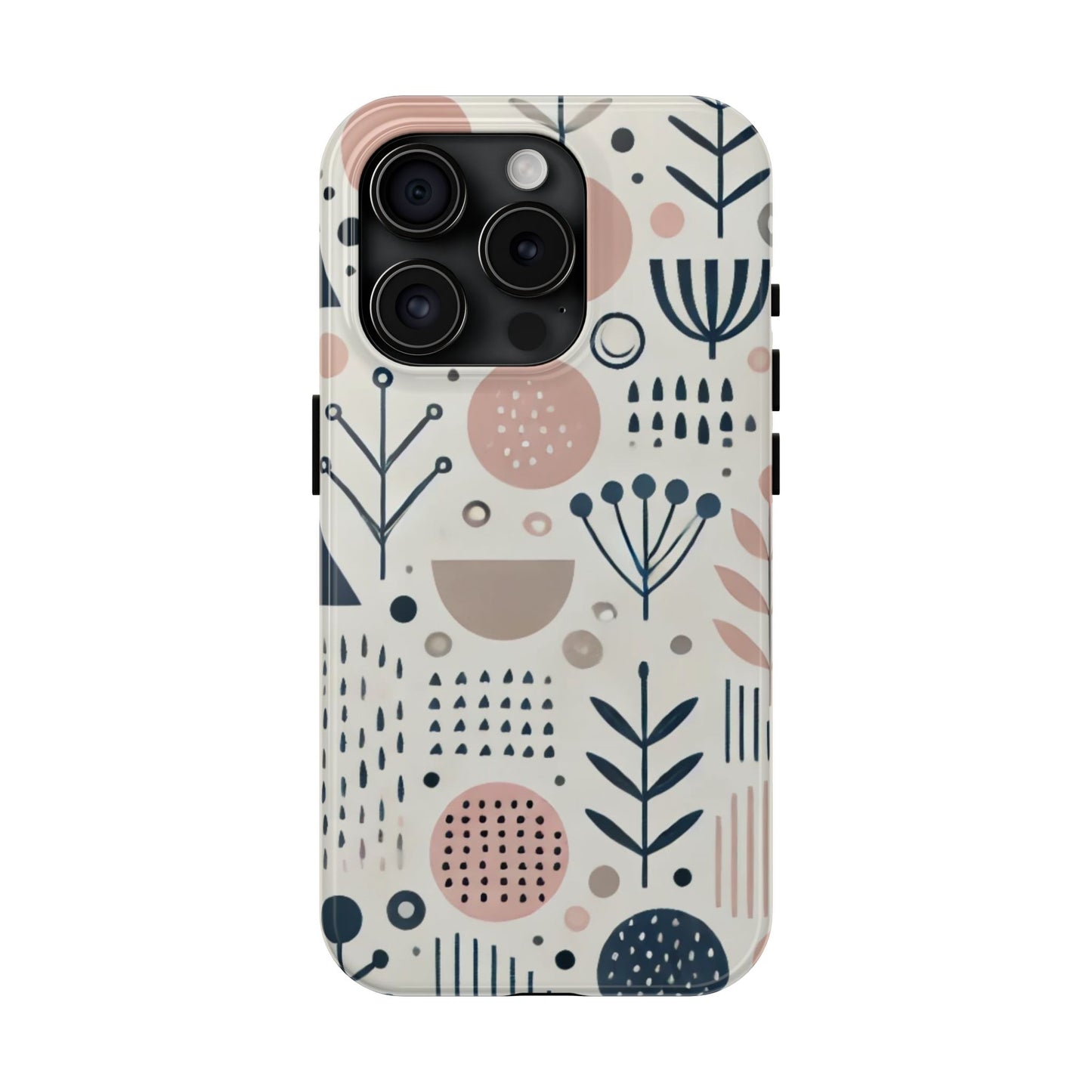 🎨 Minimal Geometric Pattern Phone Case | Stylish & Durable iPhone Cover 📱