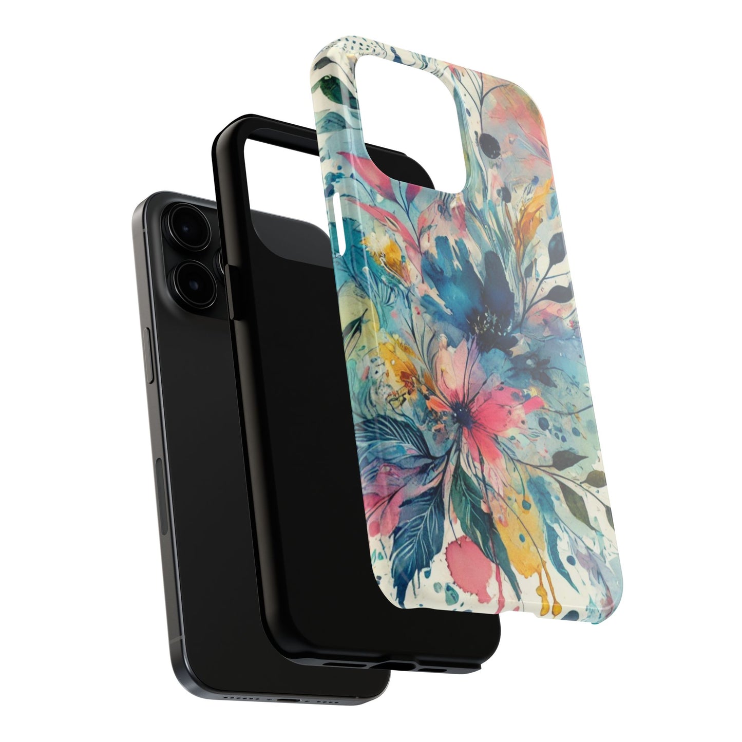 🎨 Watercolor Floral Phone Case | Tough & Stylish Cover for iPhone 📱