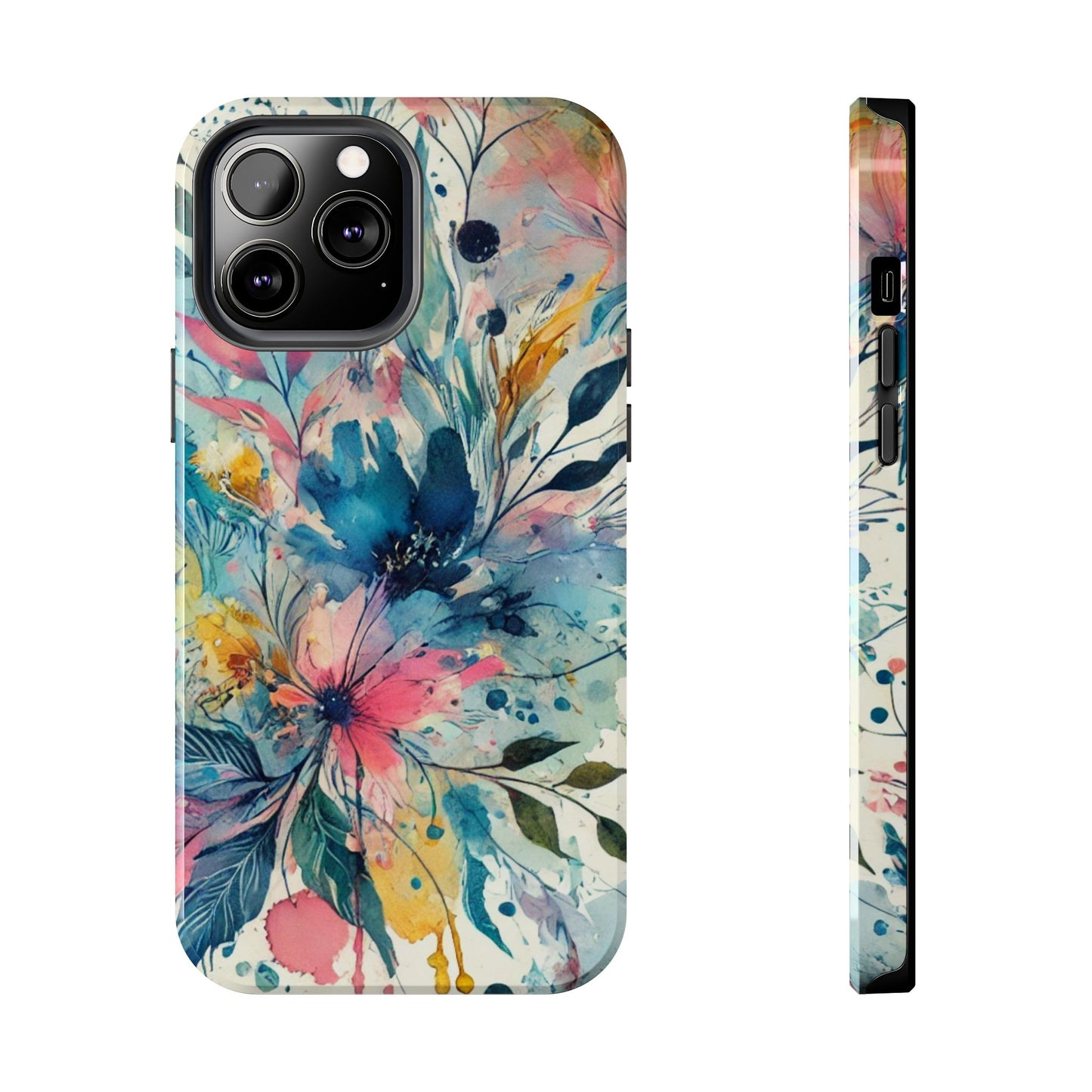 🎨 Watercolor Floral Phone Case | Tough & Stylish Cover for iPhone 📱