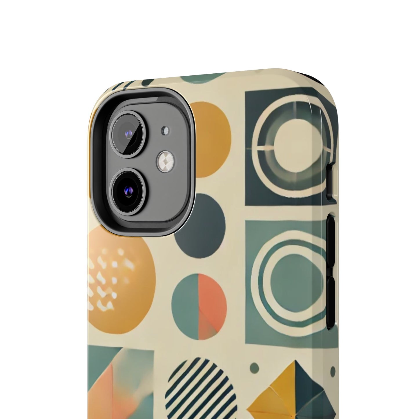 🔵 Geometric Pattern Phone Case | Stylish & Durable iPhone Cover 📱