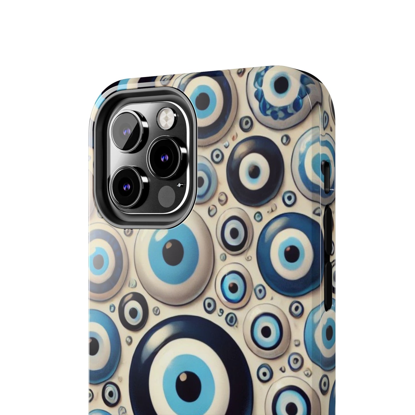 Evil Eye iPhone Case 🧿 | Protective and Stylish Design, Shockproof for iPhone 16 to 12 Pro Max 📱