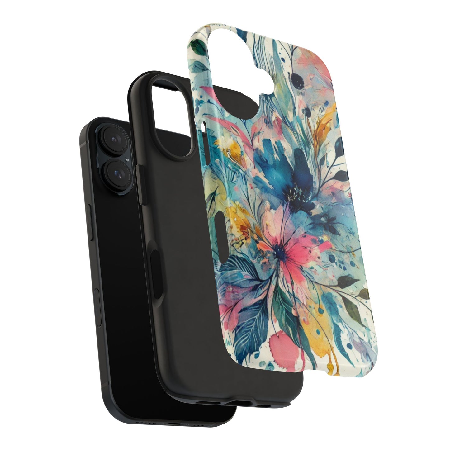 🎨 Watercolor Floral Phone Case | Tough & Stylish Cover for iPhone 📱