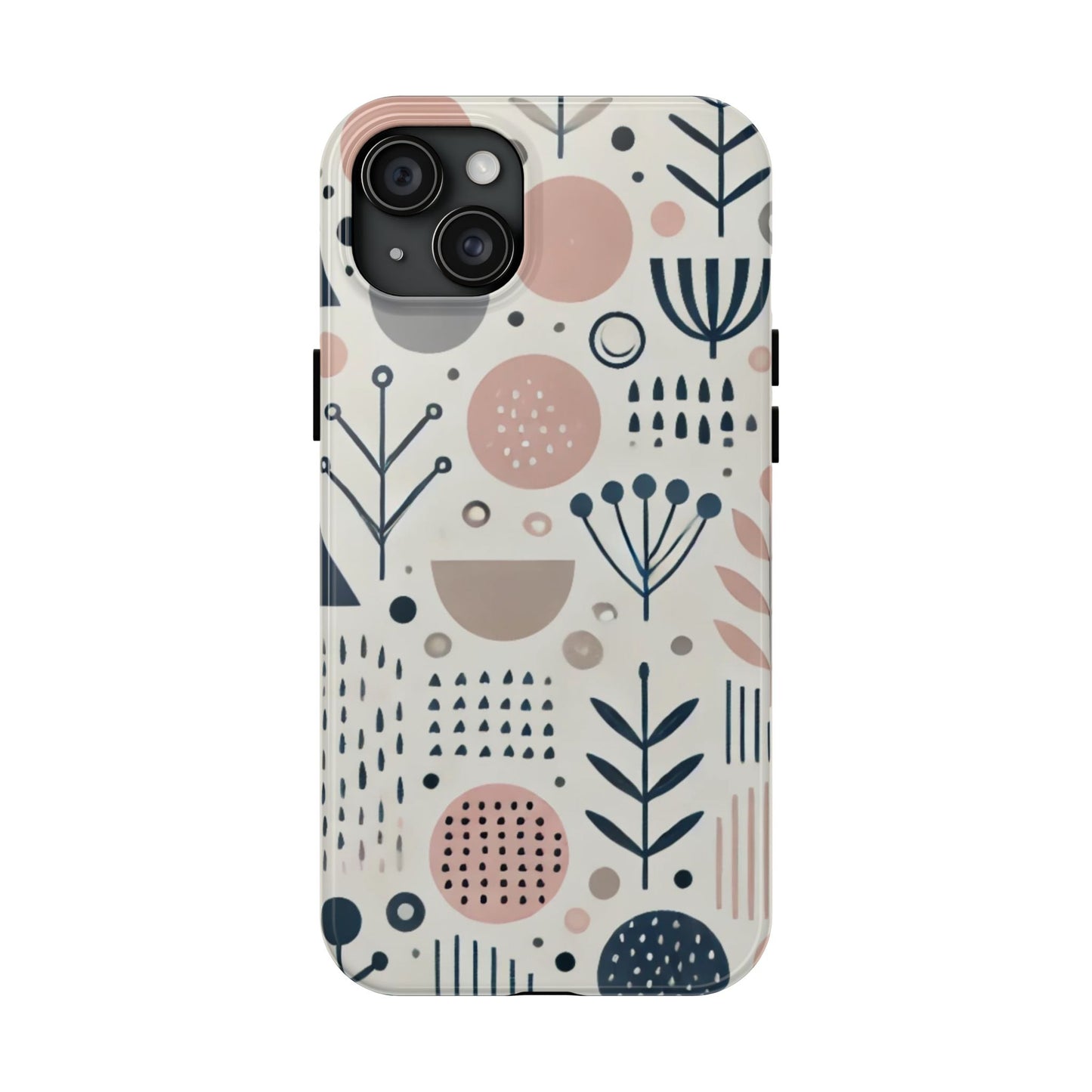 🎨 Minimal Geometric Pattern Phone Case | Stylish & Durable iPhone Cover 📱