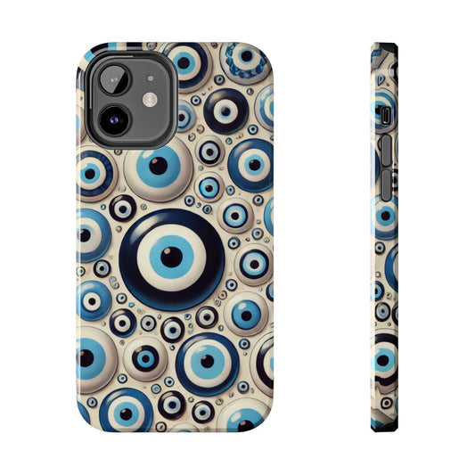 Evil Eye iPhone Case 🧿 | Protective and Stylish Design, Shockproof for iPhone 16 to 12 Pro Max 📱