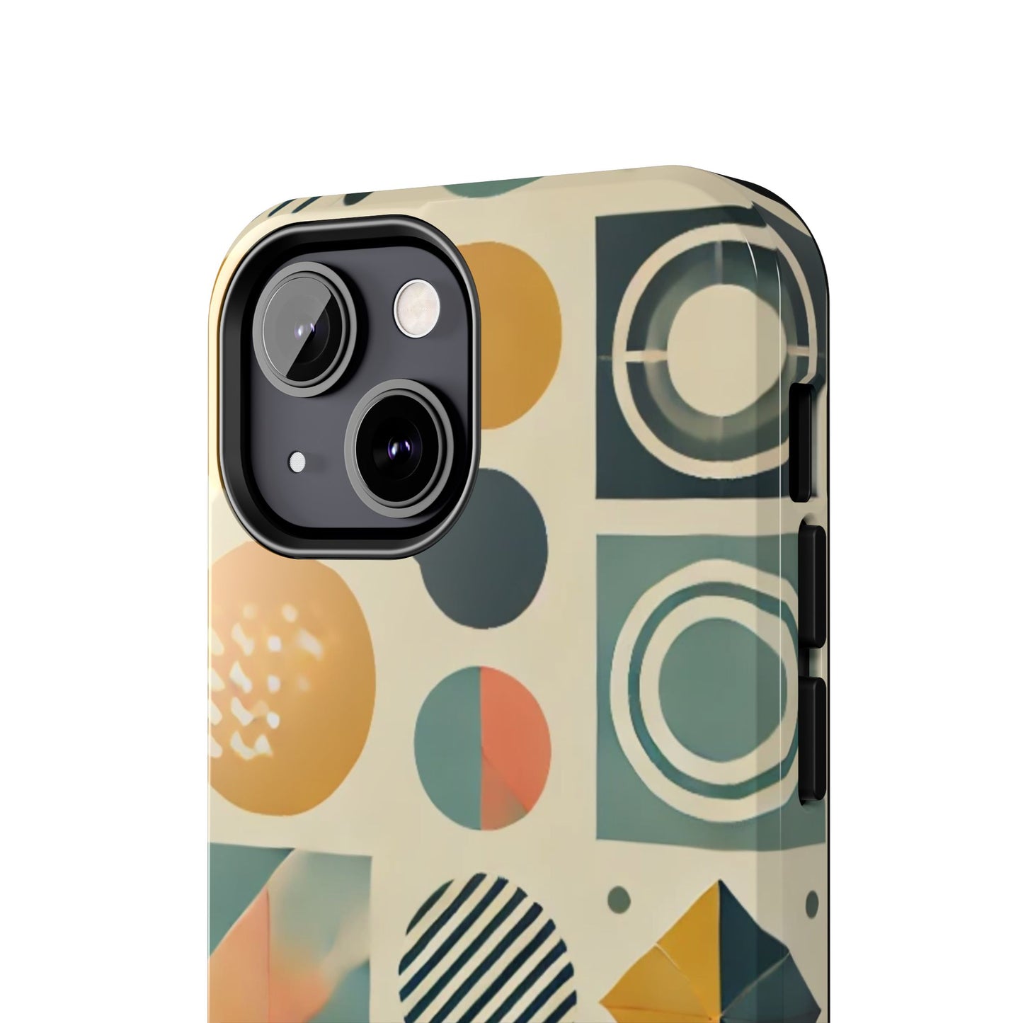 🔵 Geometric Pattern Phone Case | Stylish & Durable iPhone Cover 📱