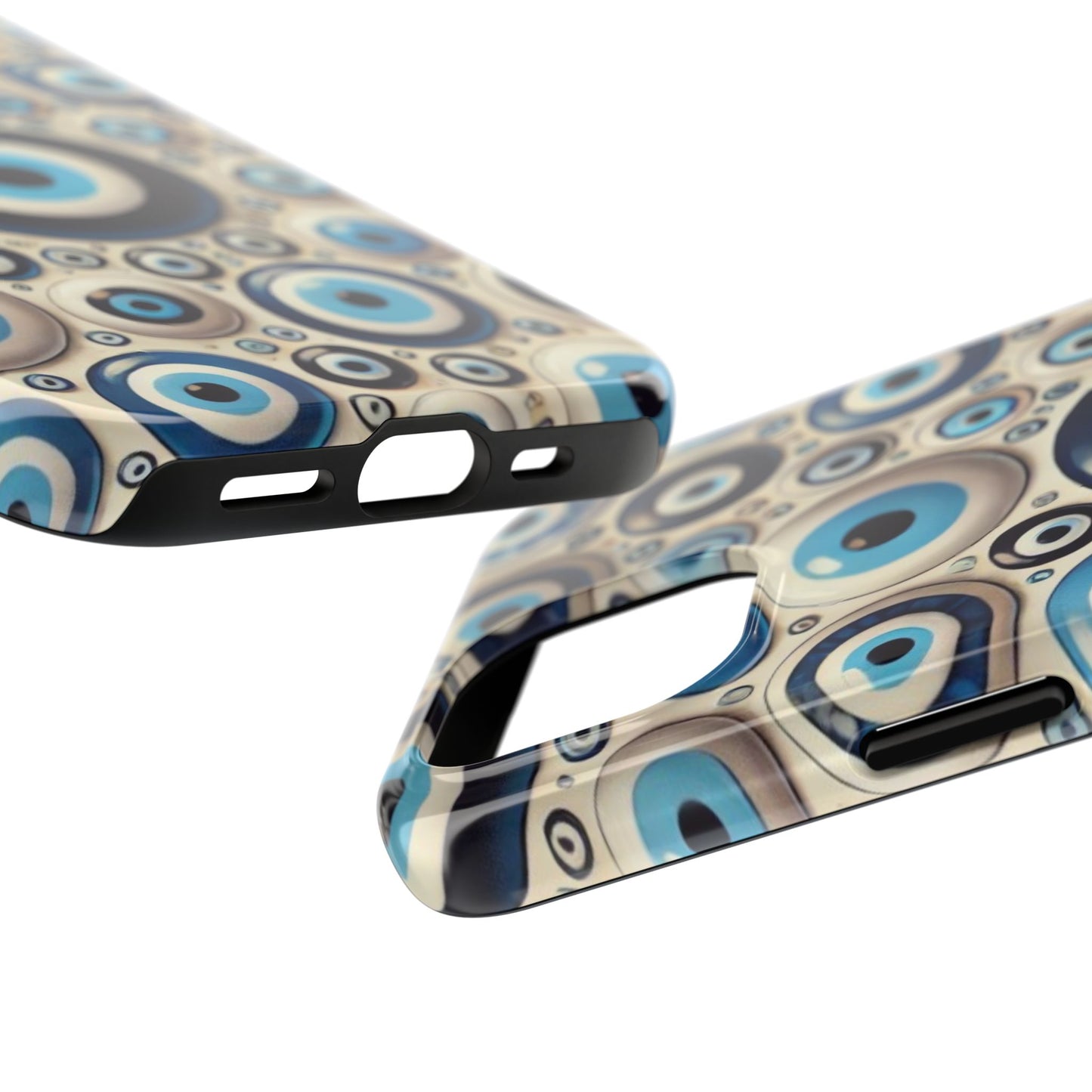 Evil Eye iPhone Case 🧿 | Protective and Stylish Design, Shockproof for iPhone 16 to 12 Pro Max 📱