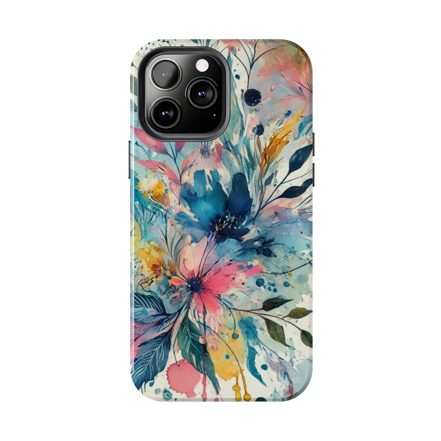 🎨 Watercolor Floral Phone Case | Tough & Stylish Cover for iPhone 📱