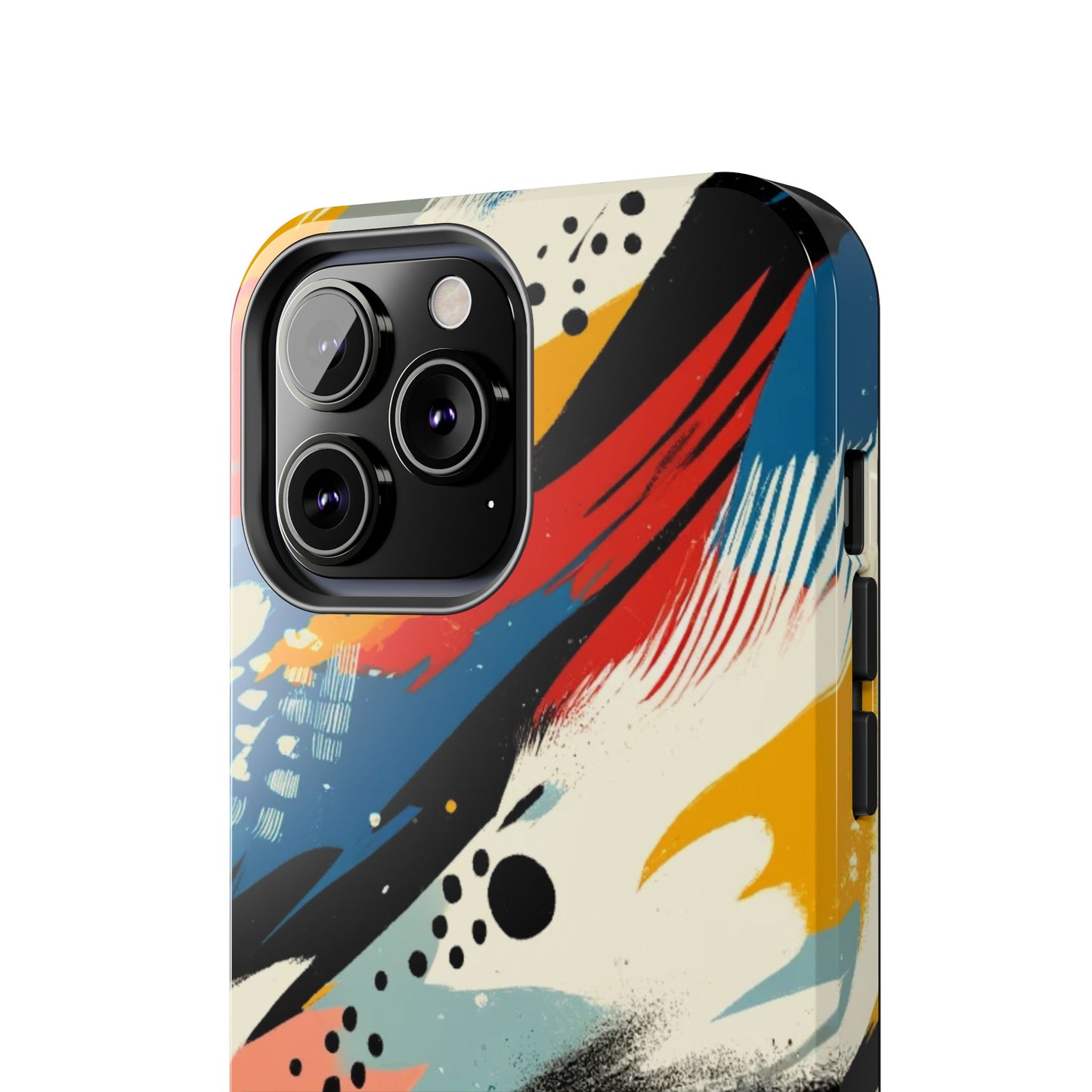 🎨 Vibrant Abstract Brushstroke Phone Case | Bold & Durable iPhone Cover 📱