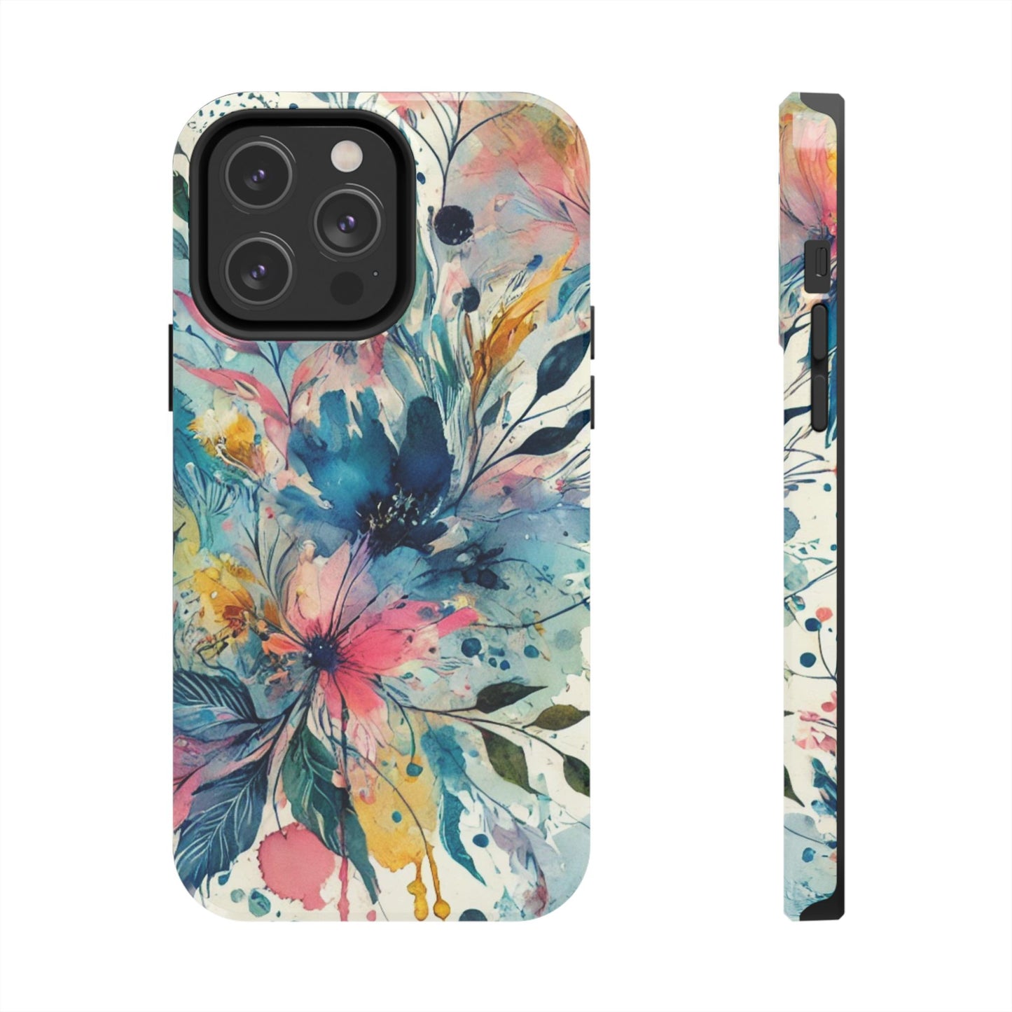 🎨 Watercolor Floral Phone Case | Tough & Stylish Cover for iPhone 📱