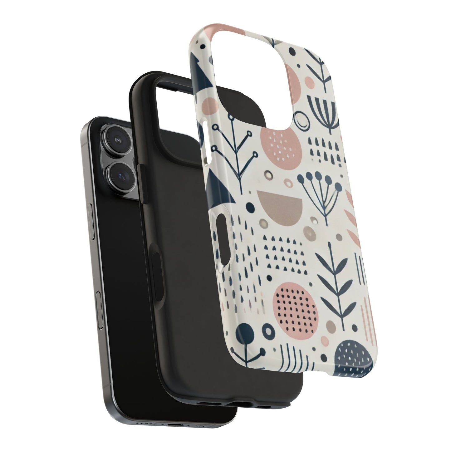 🎨 Minimal Geometric Pattern Phone Case | Stylish & Durable iPhone Cover 📱