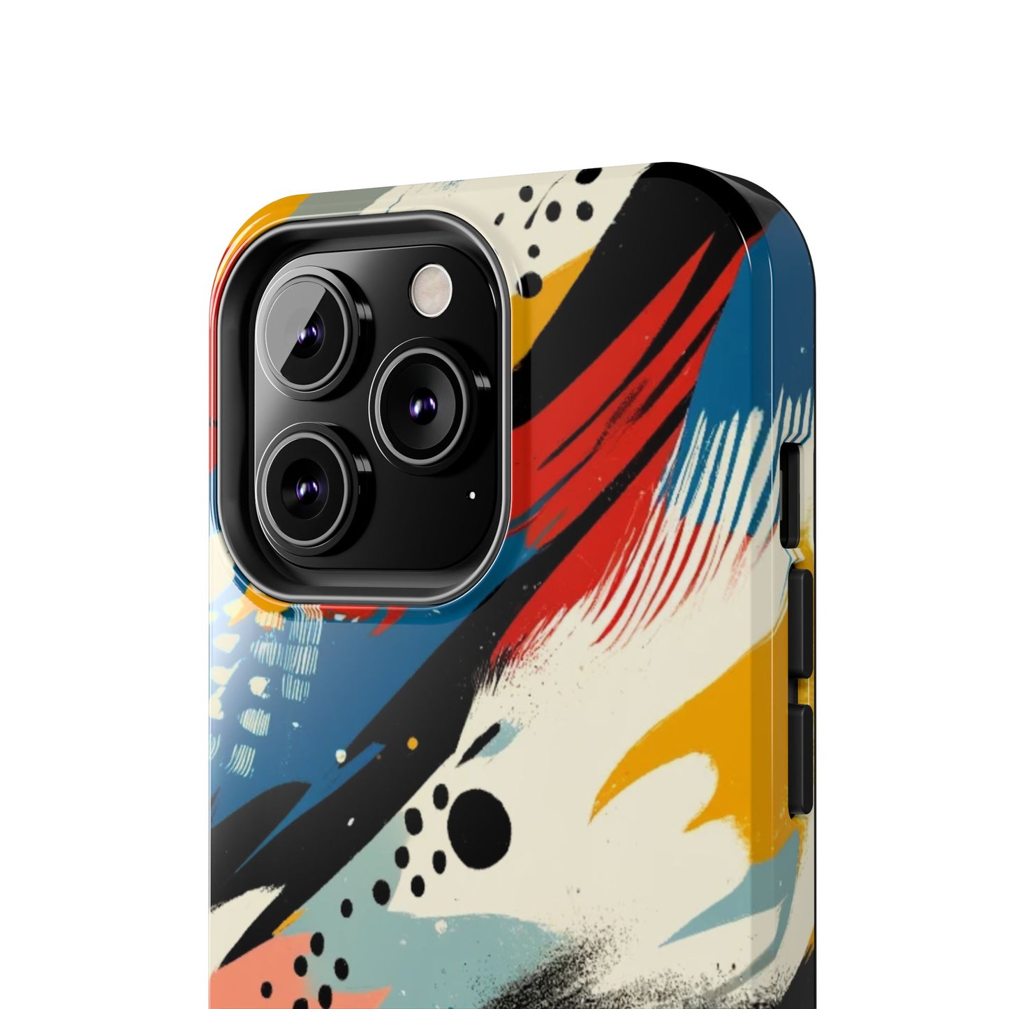 🎨 Vibrant Abstract Brushstroke Phone Case | Bold & Durable iPhone Cover 📱