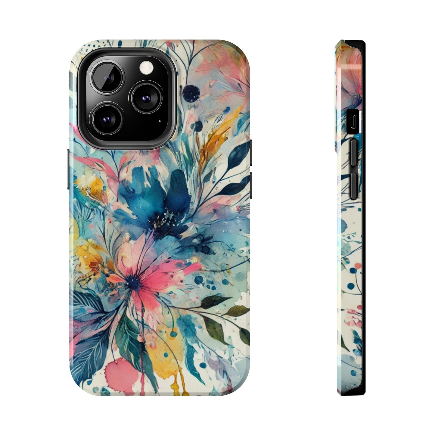 🎨 Watercolor Floral Phone Case | Tough & Stylish Cover for iPhone 📱