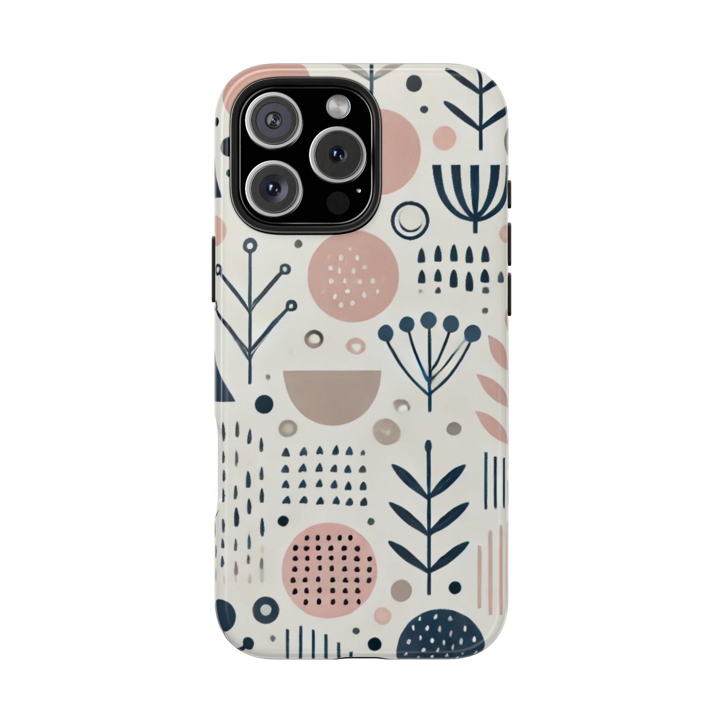 🎨 Minimal Geometric Pattern Phone Case | Stylish & Durable iPhone Cover 📱