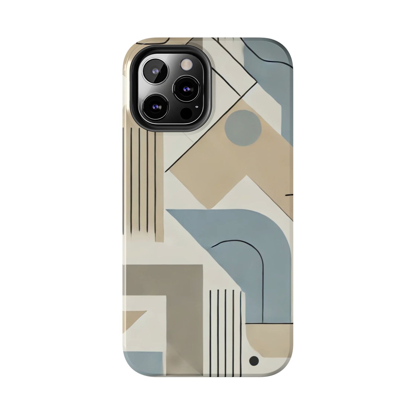 🎨 Modern Abstract Geometry Phone Case | Sleek & Durable iPhone Cover 📱