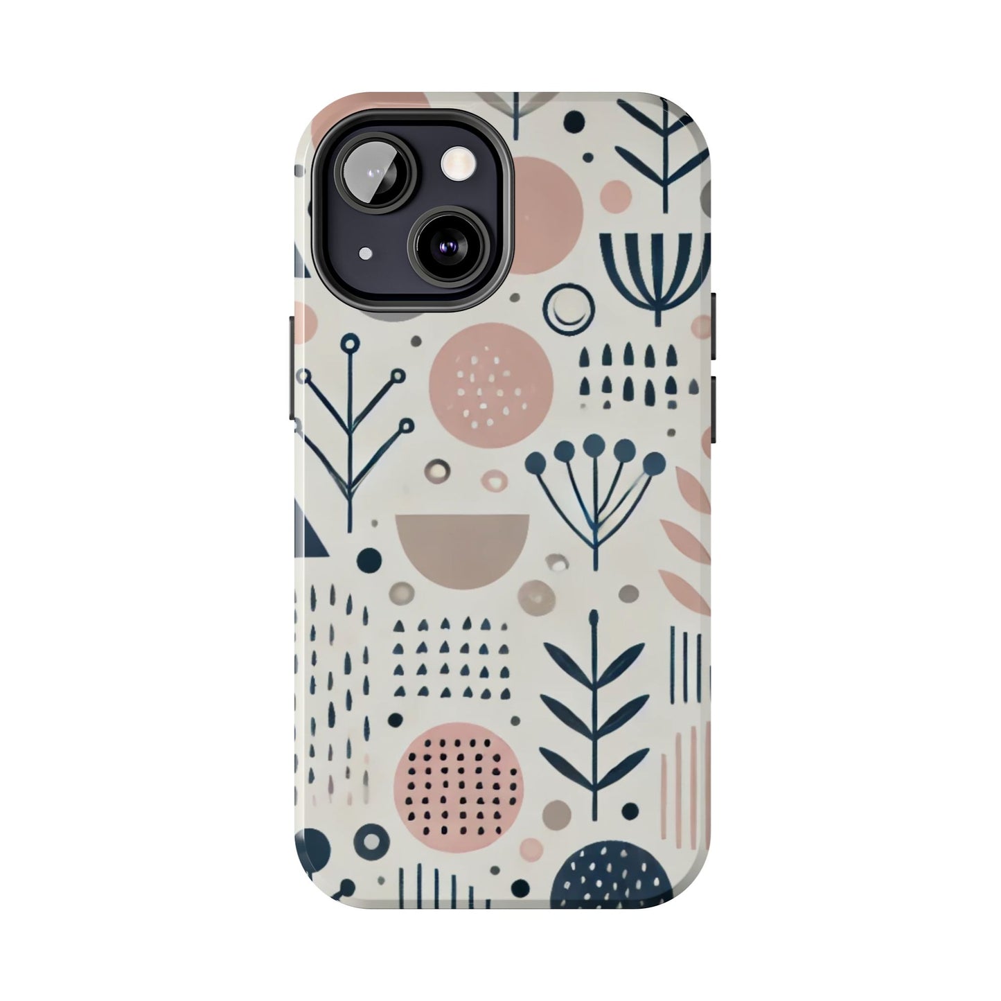 🎨 Minimal Geometric Pattern Phone Case | Stylish & Durable iPhone Cover 📱