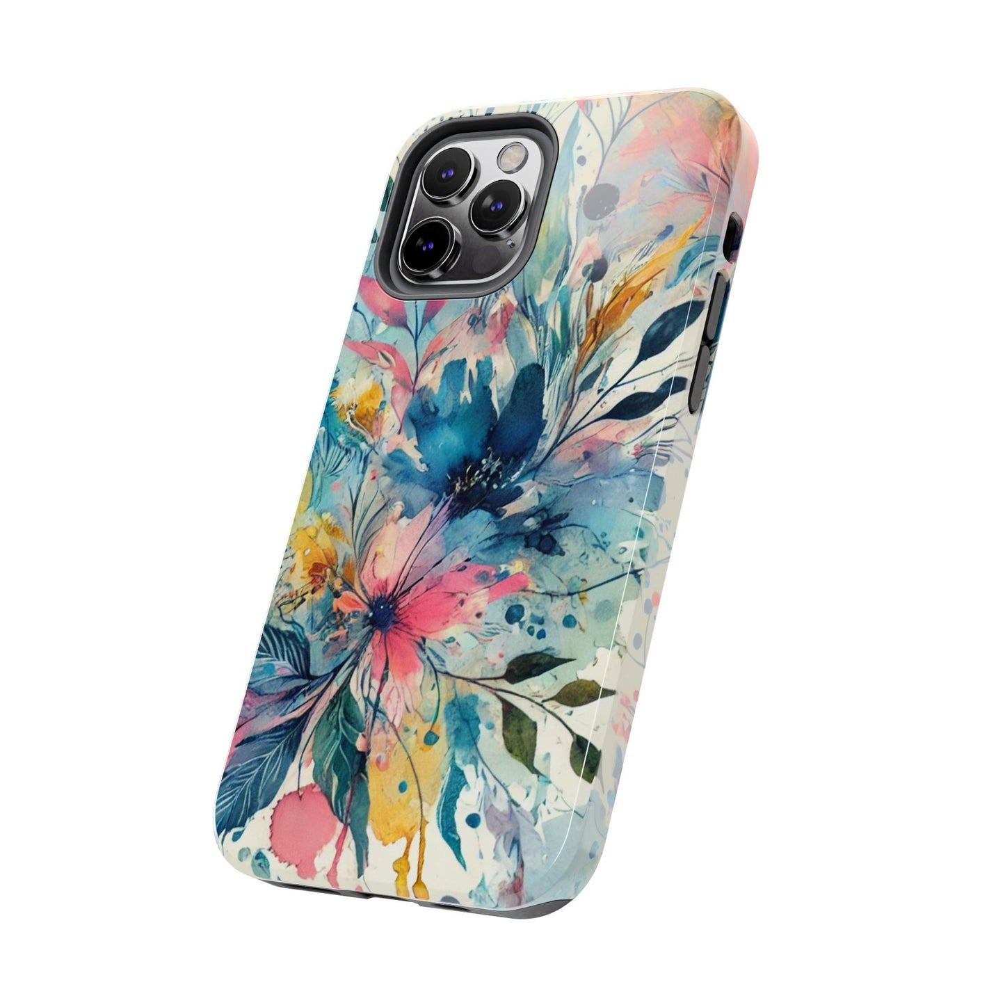 🎨 Watercolor Floral Phone Case | Tough & Stylish Cover for iPhone 📱