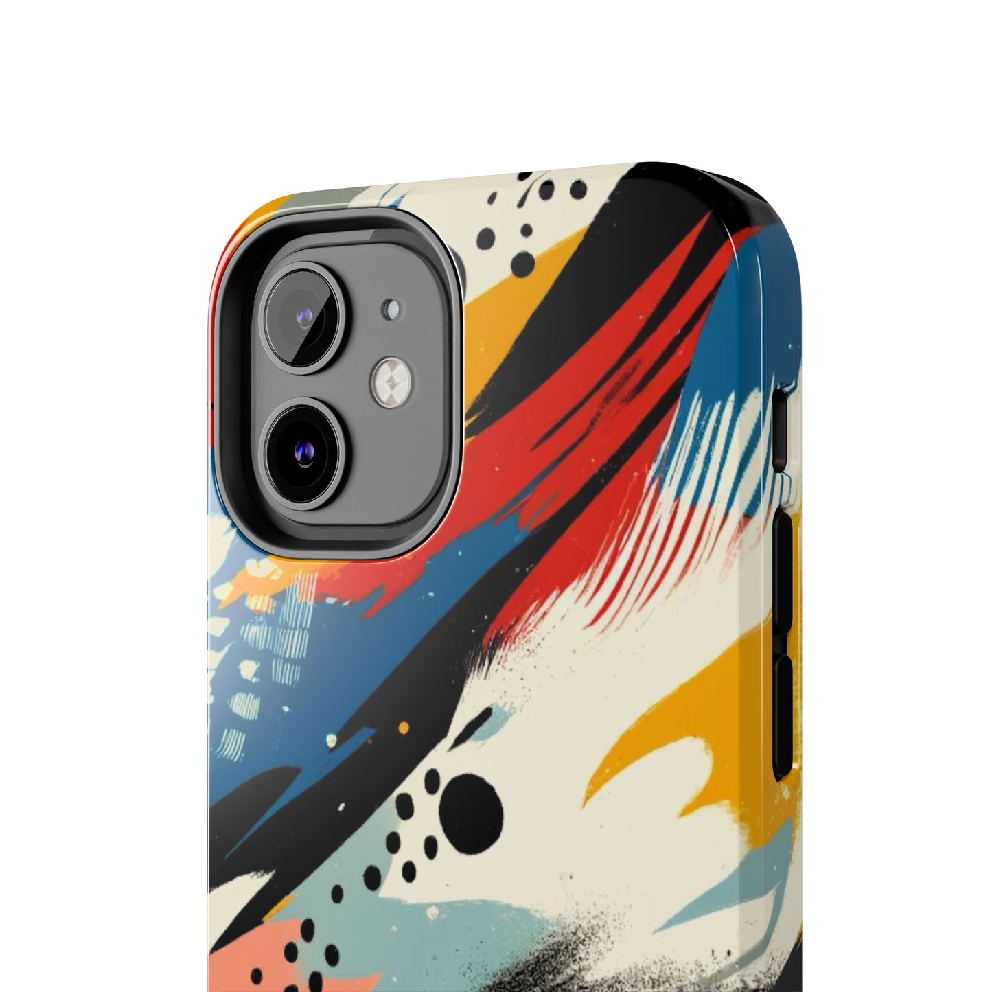 🎨 Vibrant Abstract Brushstroke Phone Case | Bold & Durable iPhone Cover 📱