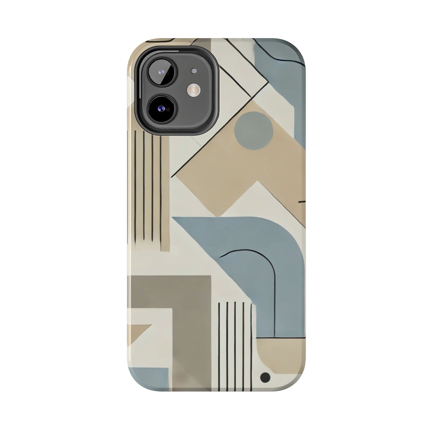 🎨 Modern Abstract Geometry Phone Case | Sleek & Durable iPhone Cover 📱