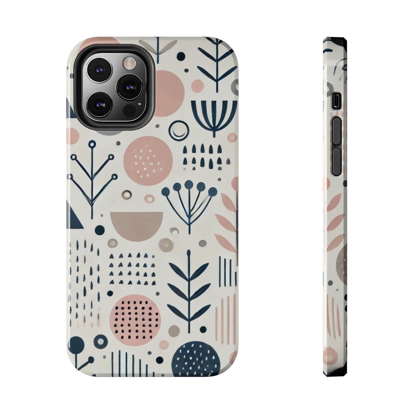 🎨 Minimal Geometric Pattern Phone Case | Stylish & Durable iPhone Cover 📱