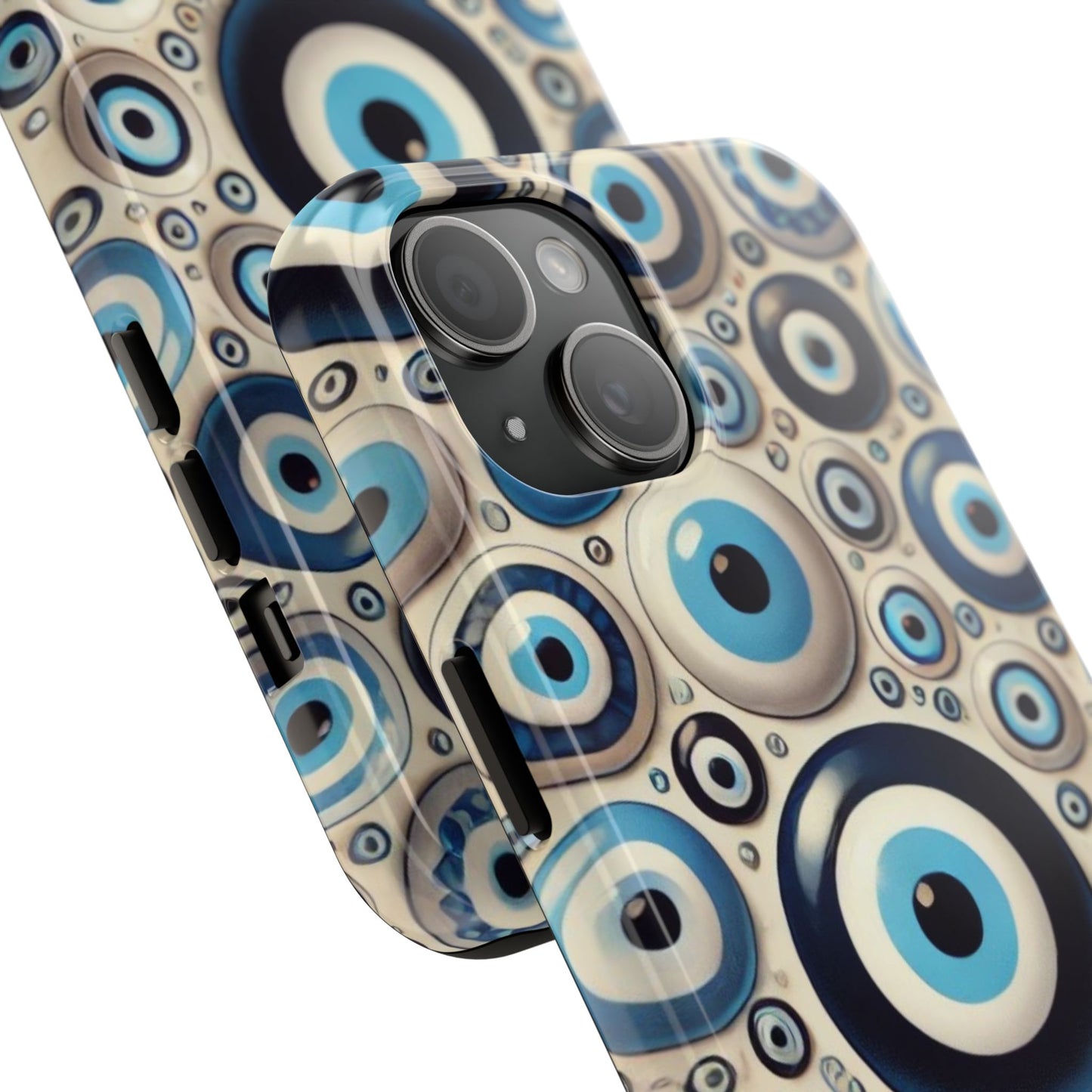 Evil Eye iPhone Case 🧿 | Protective and Stylish Design, Shockproof for iPhone 16 to 12 Pro Max 📱