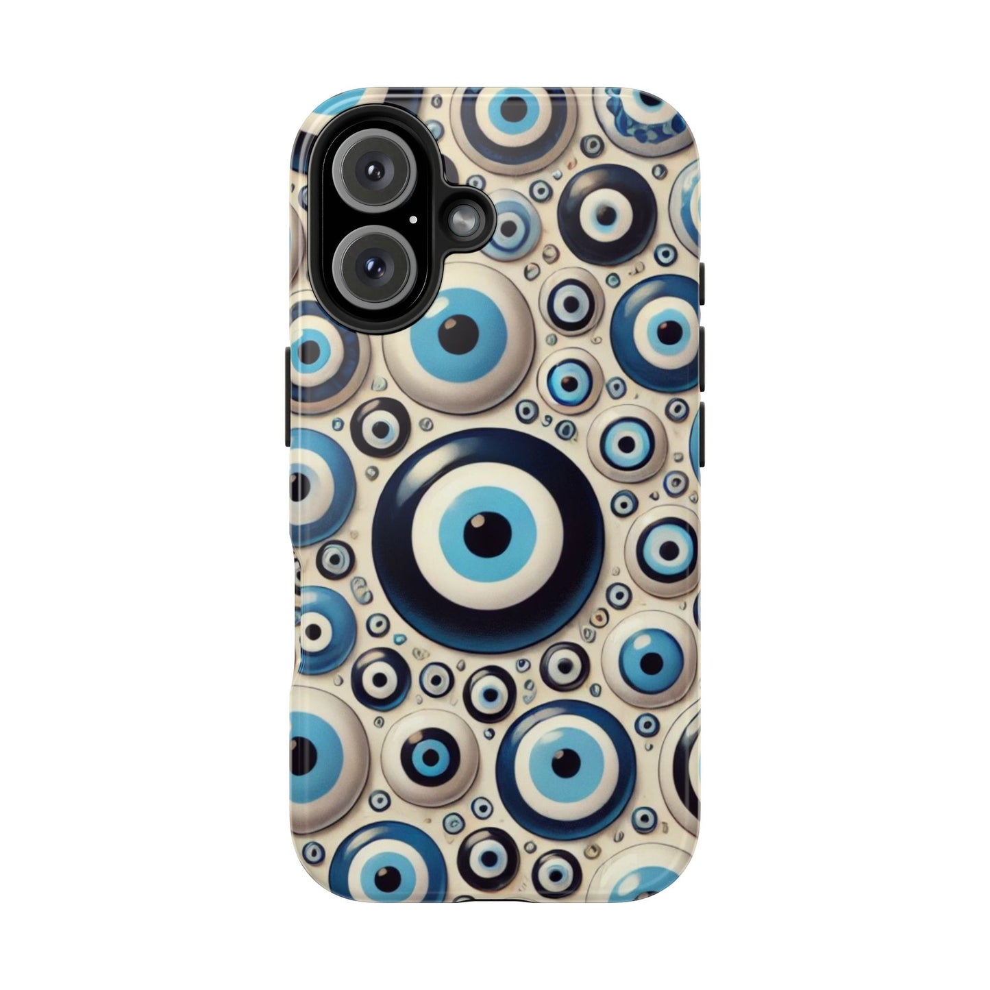 Evil Eye iPhone Case 🧿 | Protective and Stylish Design, Shockproof for iPhone 16 to 12 Pro Max 📱