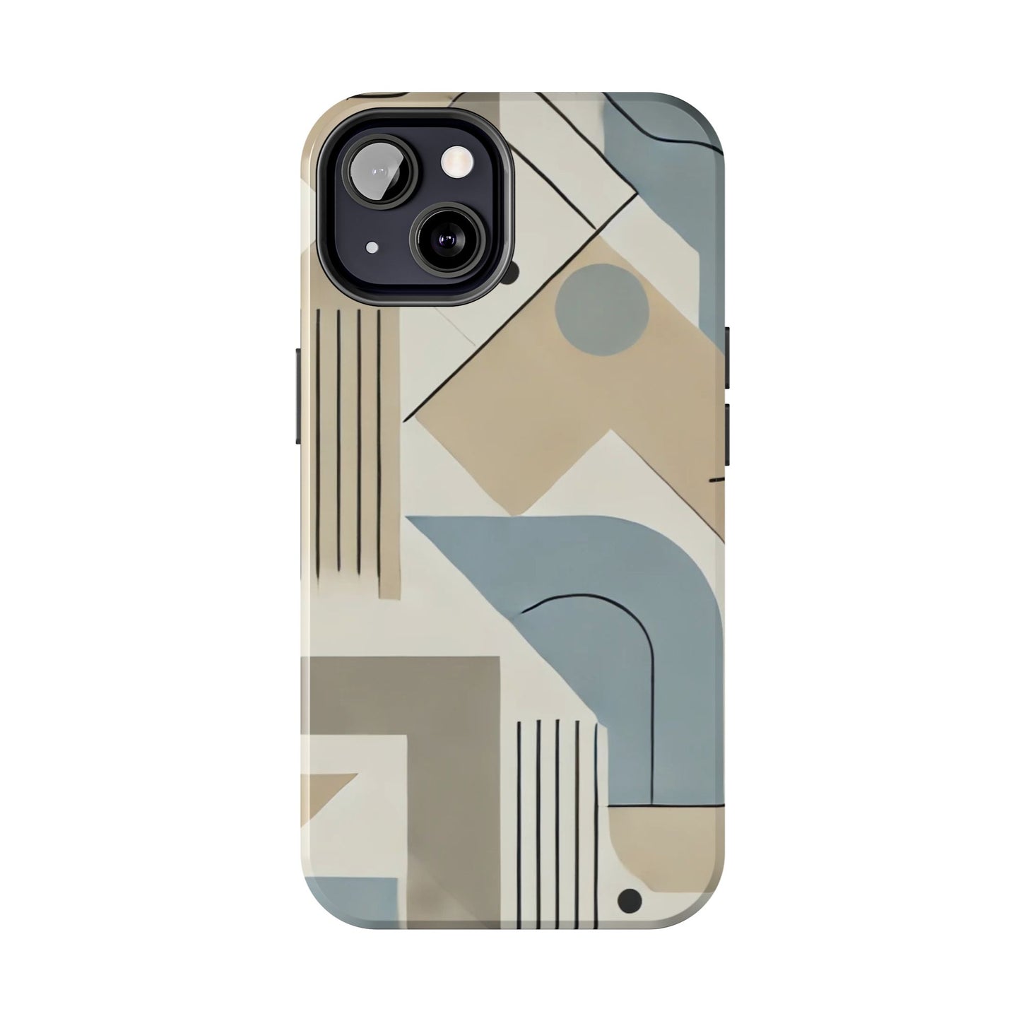 🎨 Modern Abstract Geometry Phone Case | Sleek & Durable iPhone Cover 📱