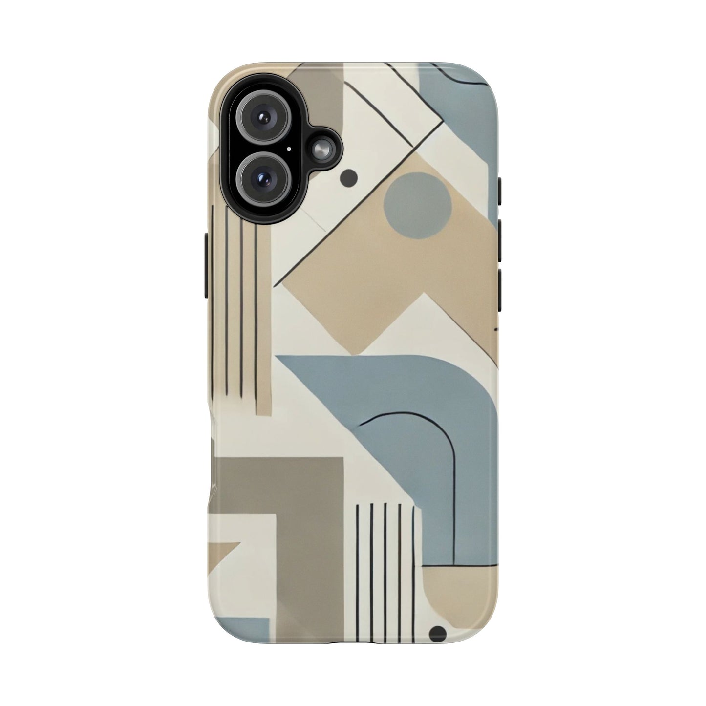 🎨 Modern Abstract Geometry Phone Case | Sleek & Durable iPhone Cover 📱