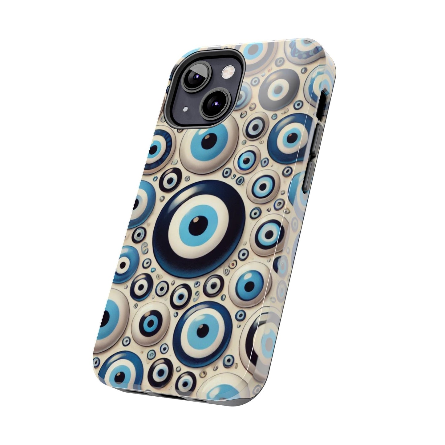 Evil Eye iPhone Case 🧿 | Protective and Stylish Design, Shockproof for iPhone 16 to 12 Pro Max 📱