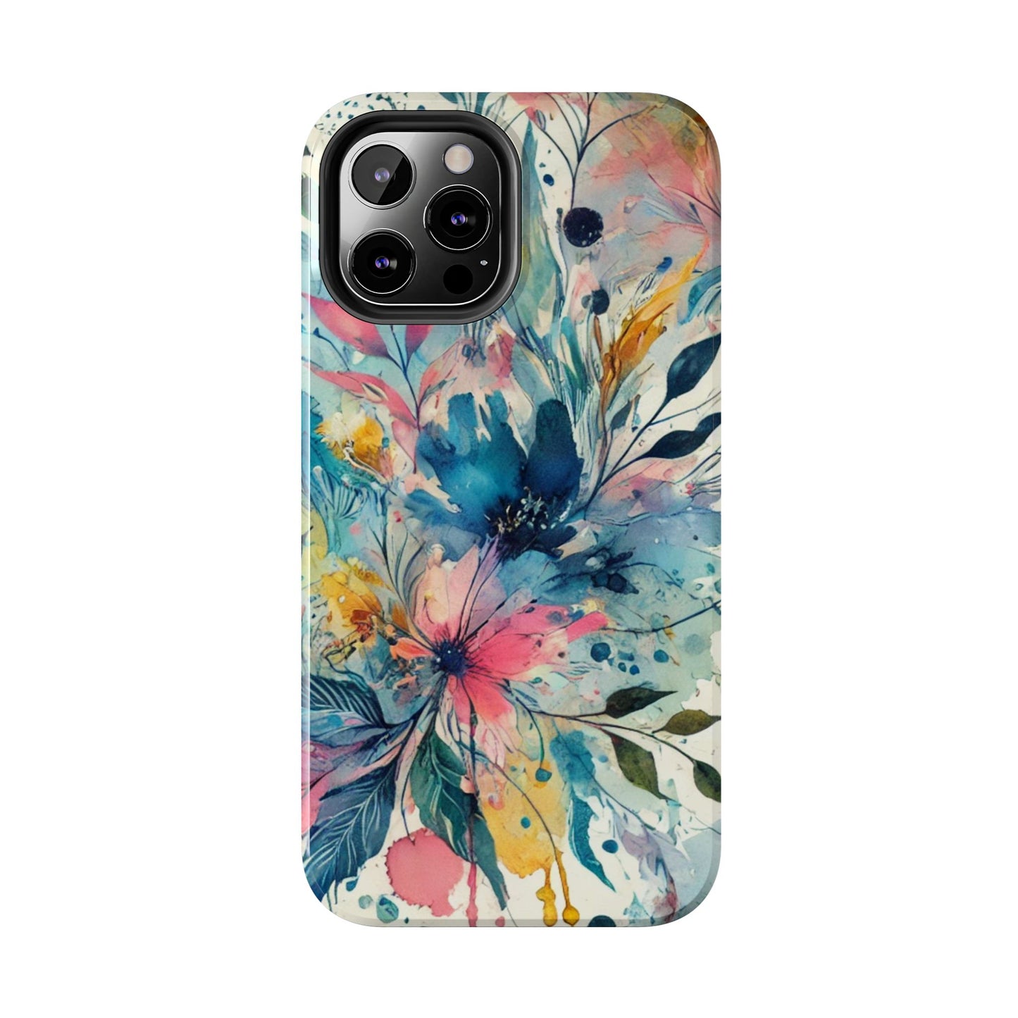 🎨 Watercolor Floral Phone Case | Tough & Stylish Cover for iPhone 📱